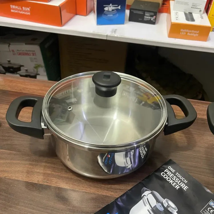 SteamPunk 3-in-1 Pressure Cooker 4L+6L+Steamer