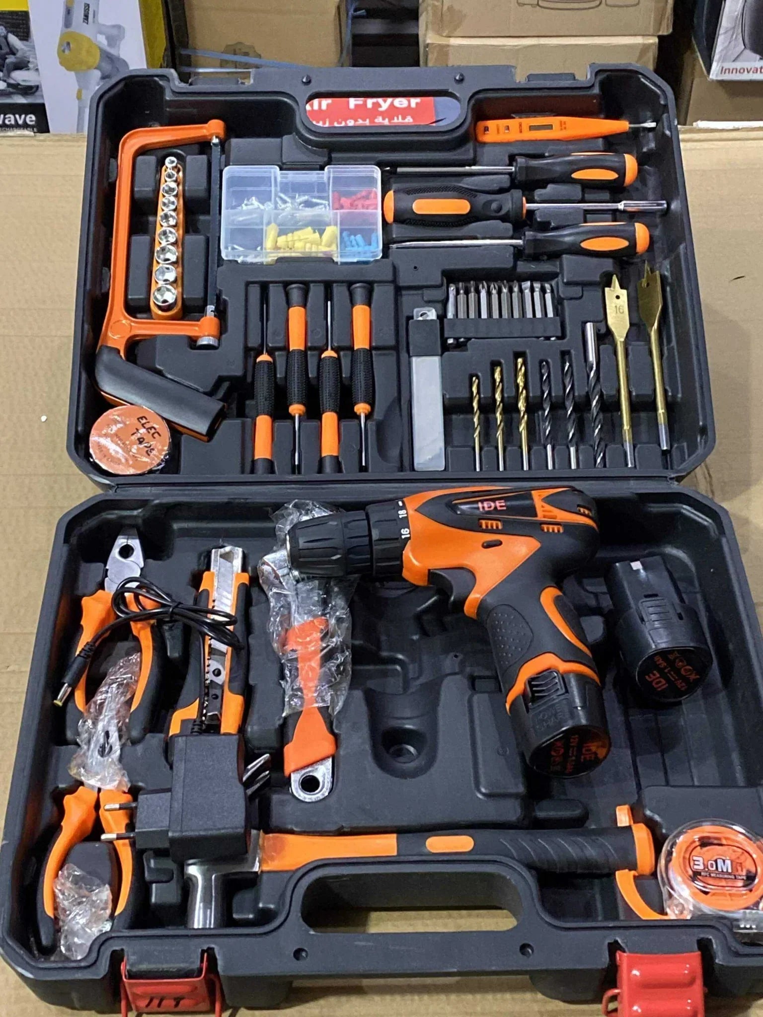 Complete Precision: 127-Piece Drill Machine Hardware Tool Box Set