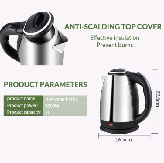 Electric Kettle 2.0 Liter (1500 Watts)