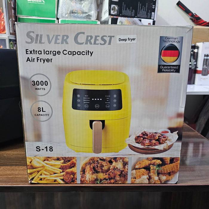 Germany Lot Imported Silver Crest Air Fryer 8L