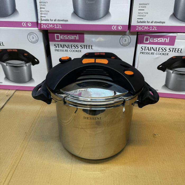 Italy Lot Dessini 12L Automatic Pressure Cooker