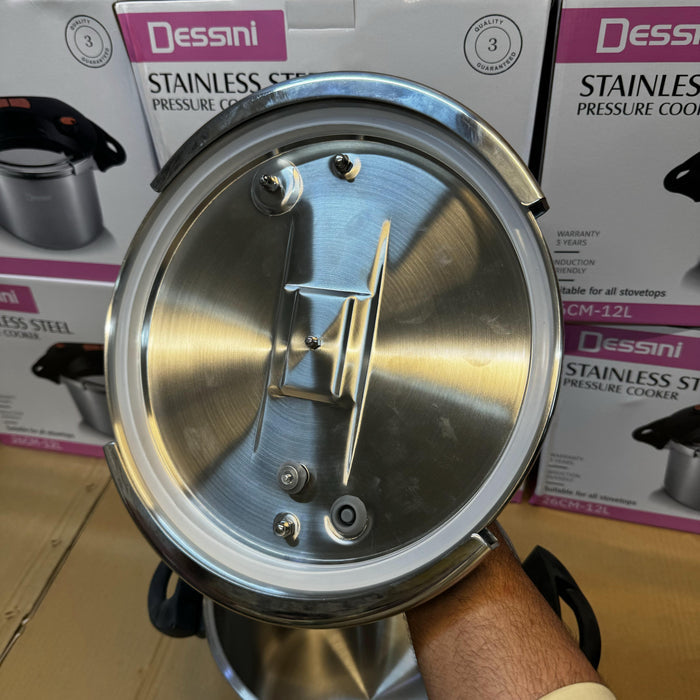 Italy Lot Dessini 12L Automatic Pressure Cooker