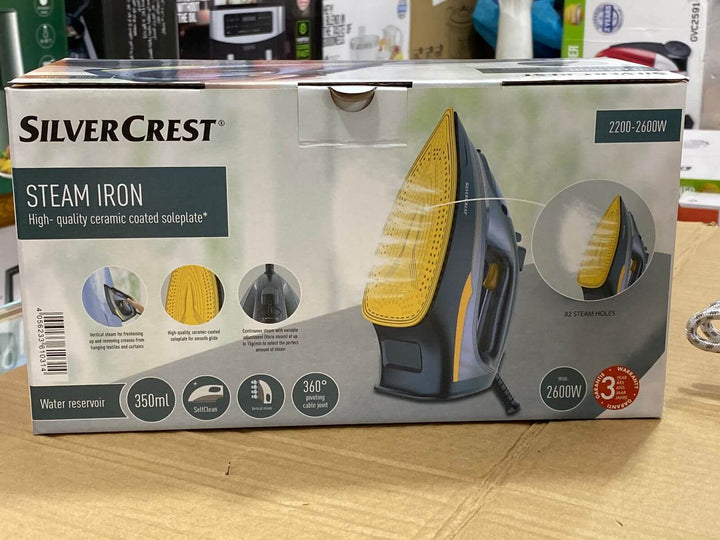 German Lot Imported Silver Crest 1840W Steam Iron