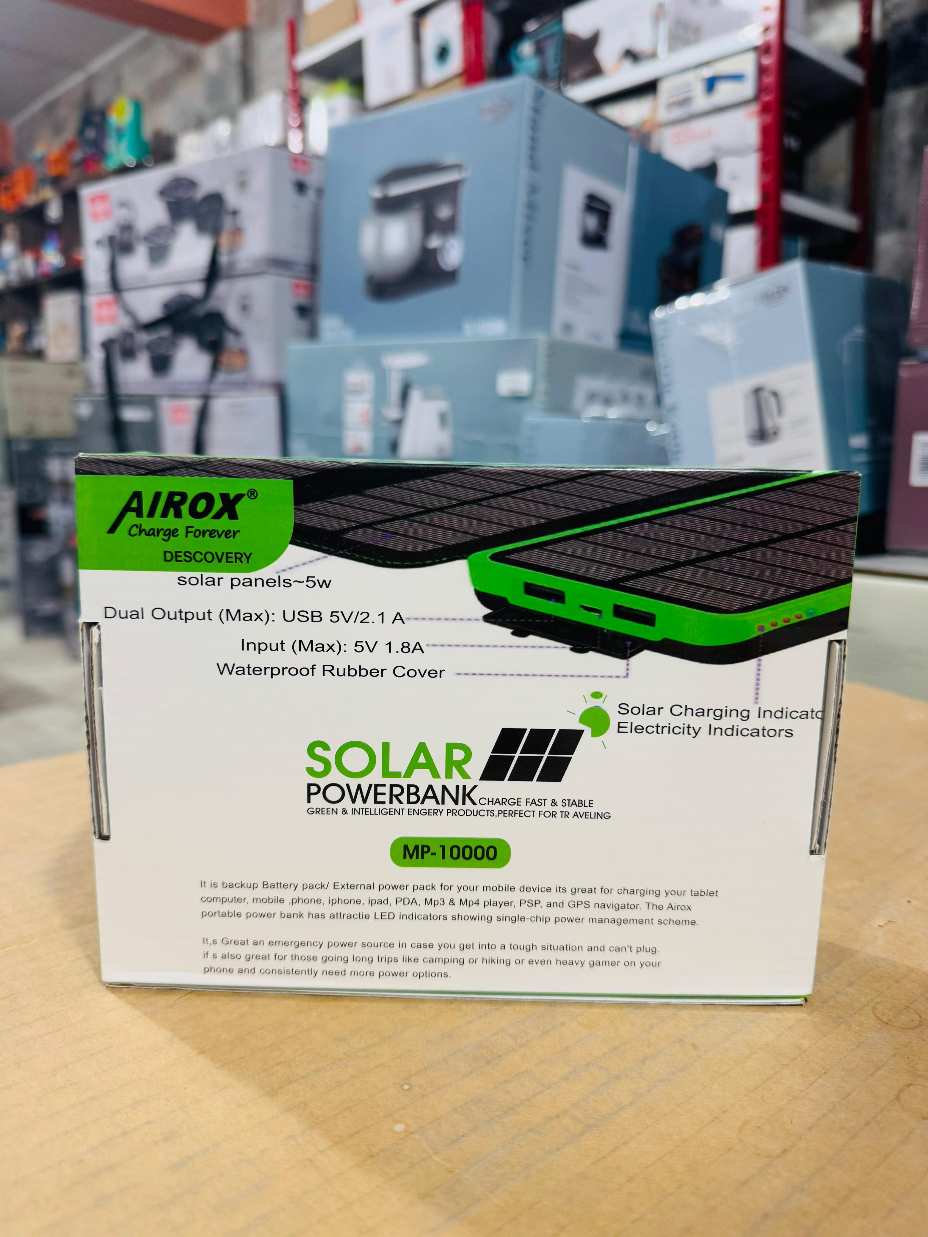 Airox Solar  Power Bank 10000mAH MP-10000