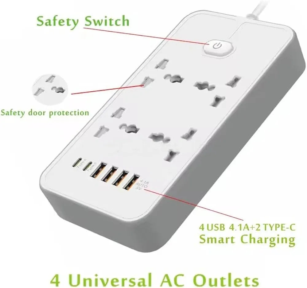 4M Extension Board With 4USB & 2Type-C Ports