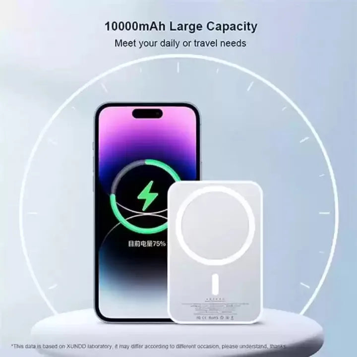 Wireless Power Bank For iPhone 10,000mAh (Magnet)