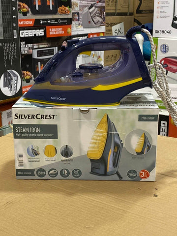 German Lot Imported Silver Crest 1840W Steam Iron