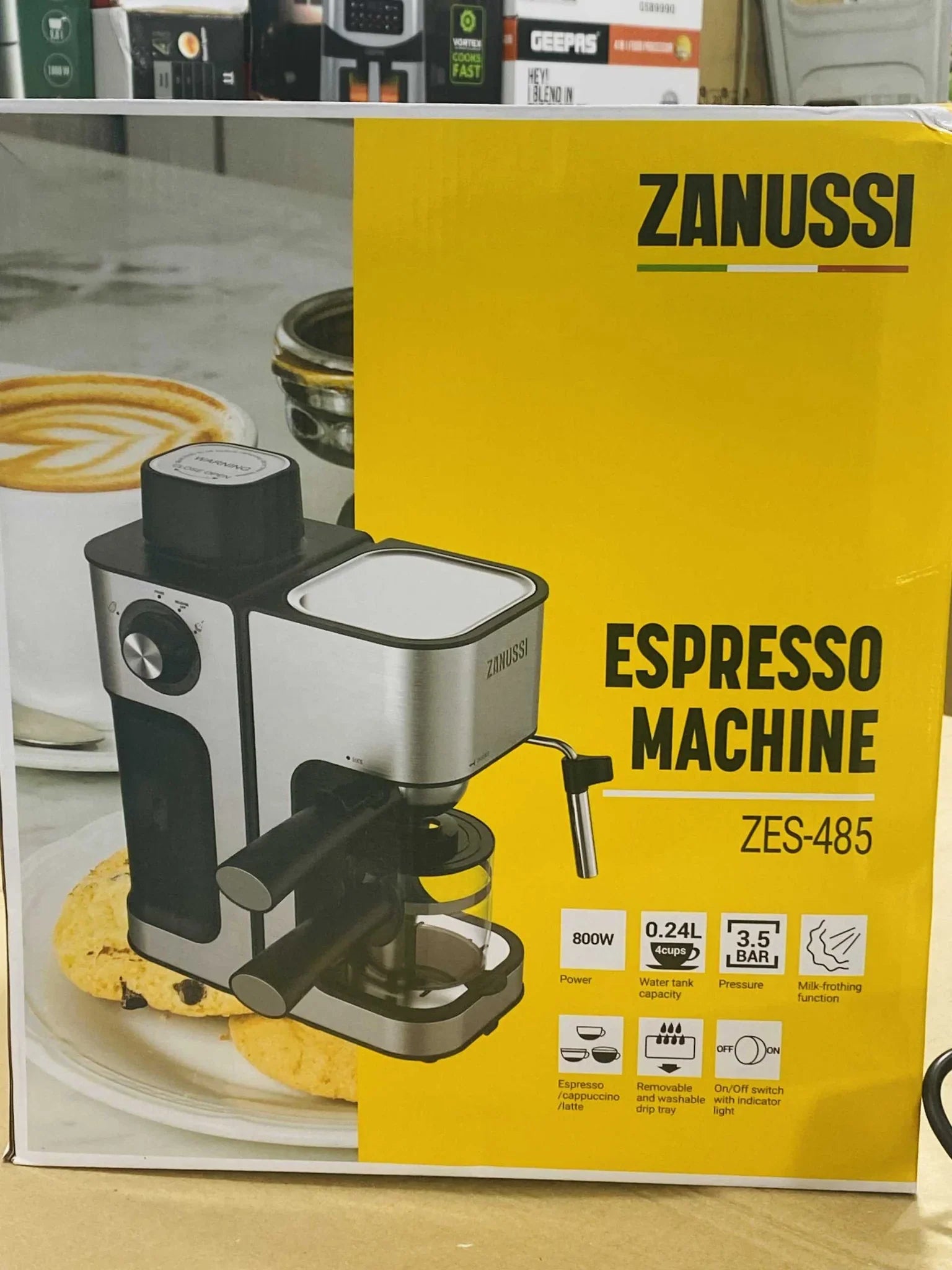 Italy Lot Imported Zanussi Coffee Maker 0.24L (4-Cups)