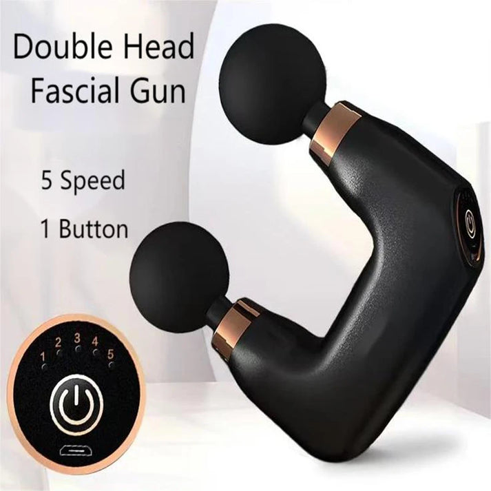 Double Heads Massage Gun PRO/ Deep Tissue Electric Massager