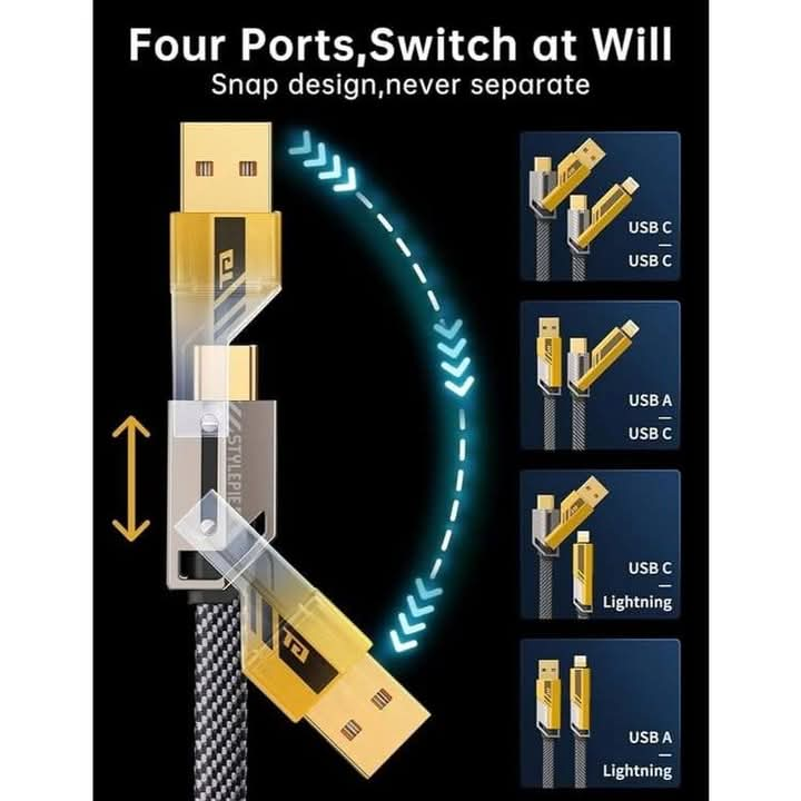 4-in-1 Fast Charging Data Cable