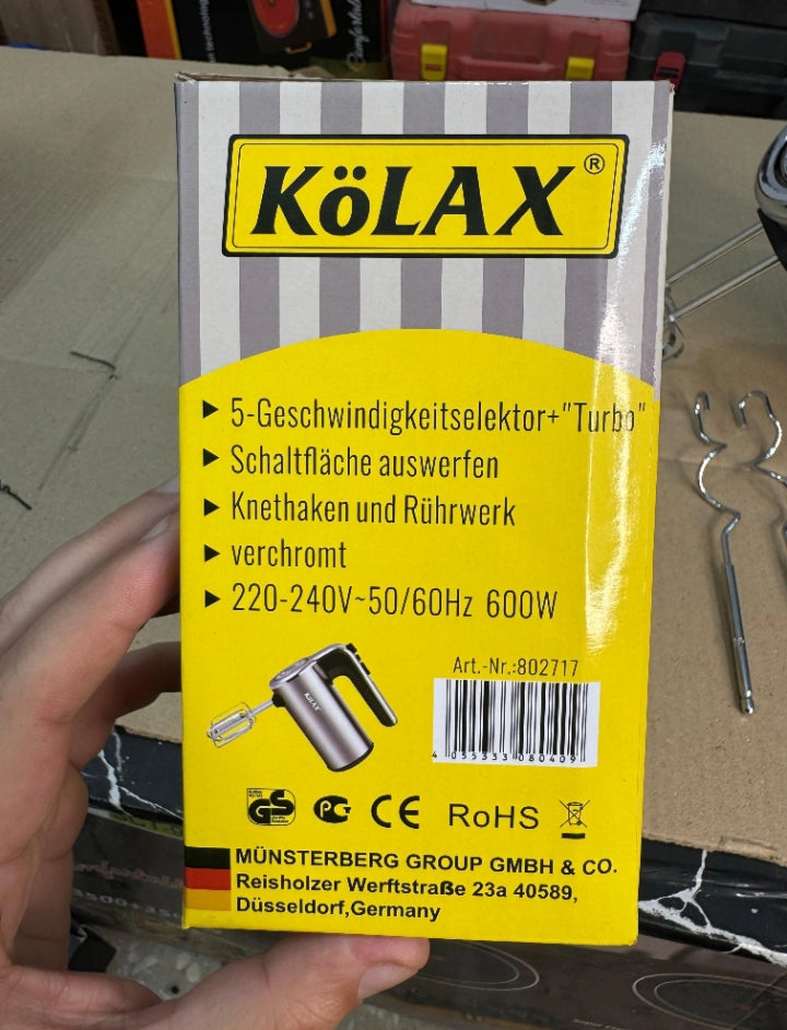 Germany Lot Imported KoLAX HandHeld Mixer/Egg Beater