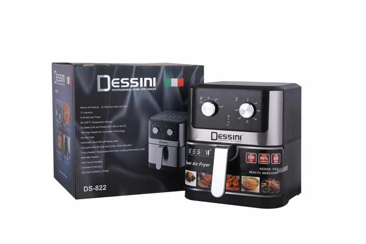 Italy Lot Imported Dessini Digital Air Fryer 7Ltr