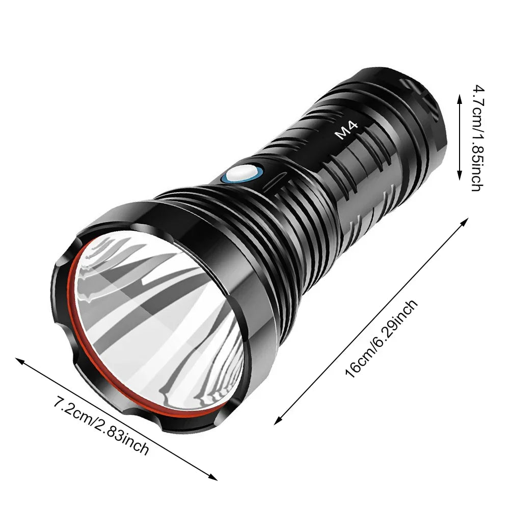 Super Bright High  Beam Rechargeable Long Range Torch