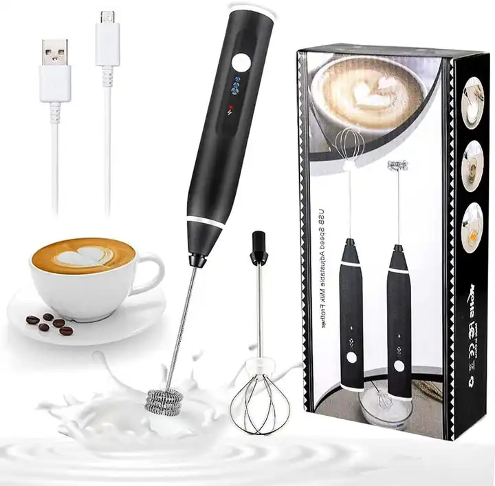 Rechargeable Electric Egg Beater Coffee Mixer Baking Tool