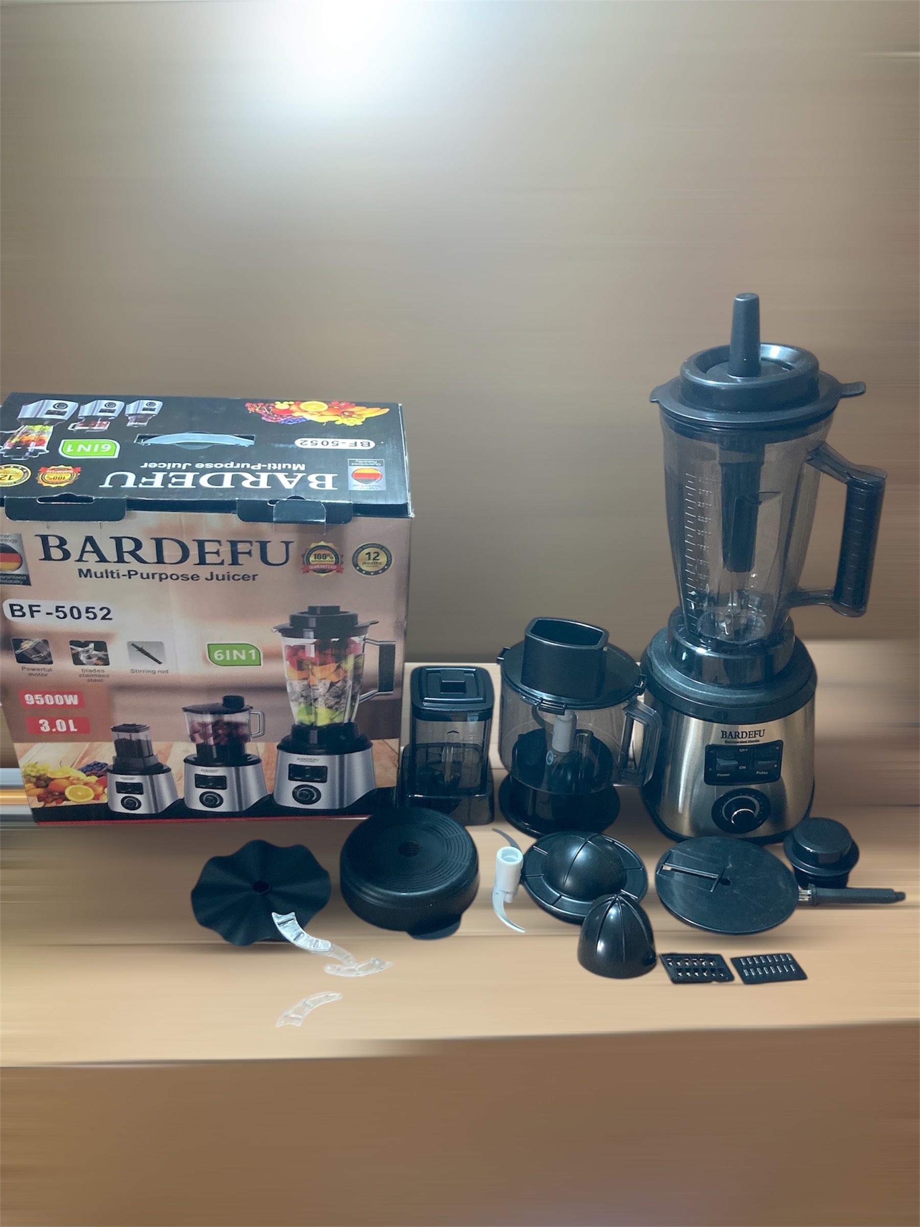 Germany Lot Imported BARDEFU 6-in-1 Multi-Purpose Blender BF-5052