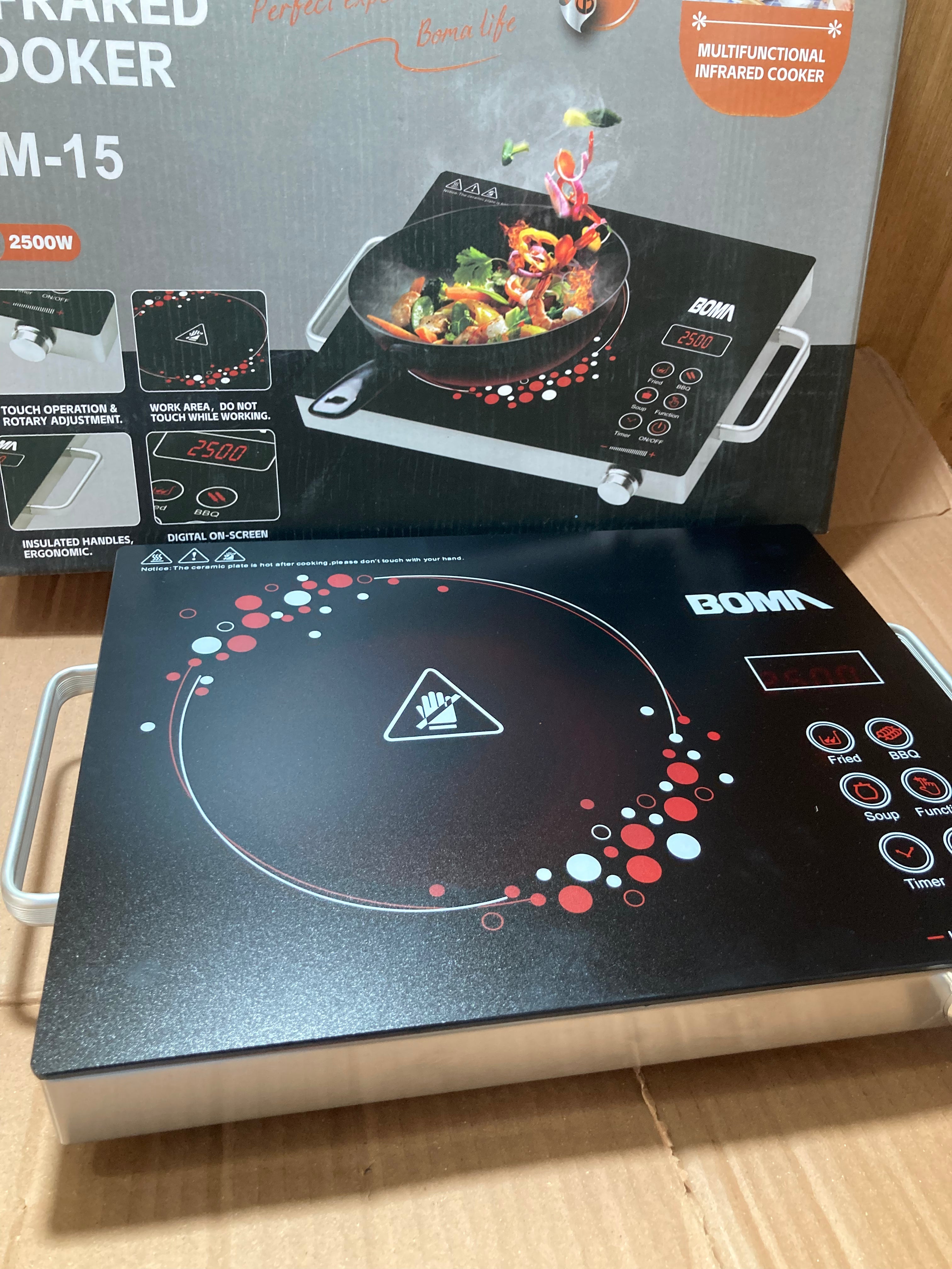 Lot Imported BOMA HotPlate/Infrared Cooker 2500W