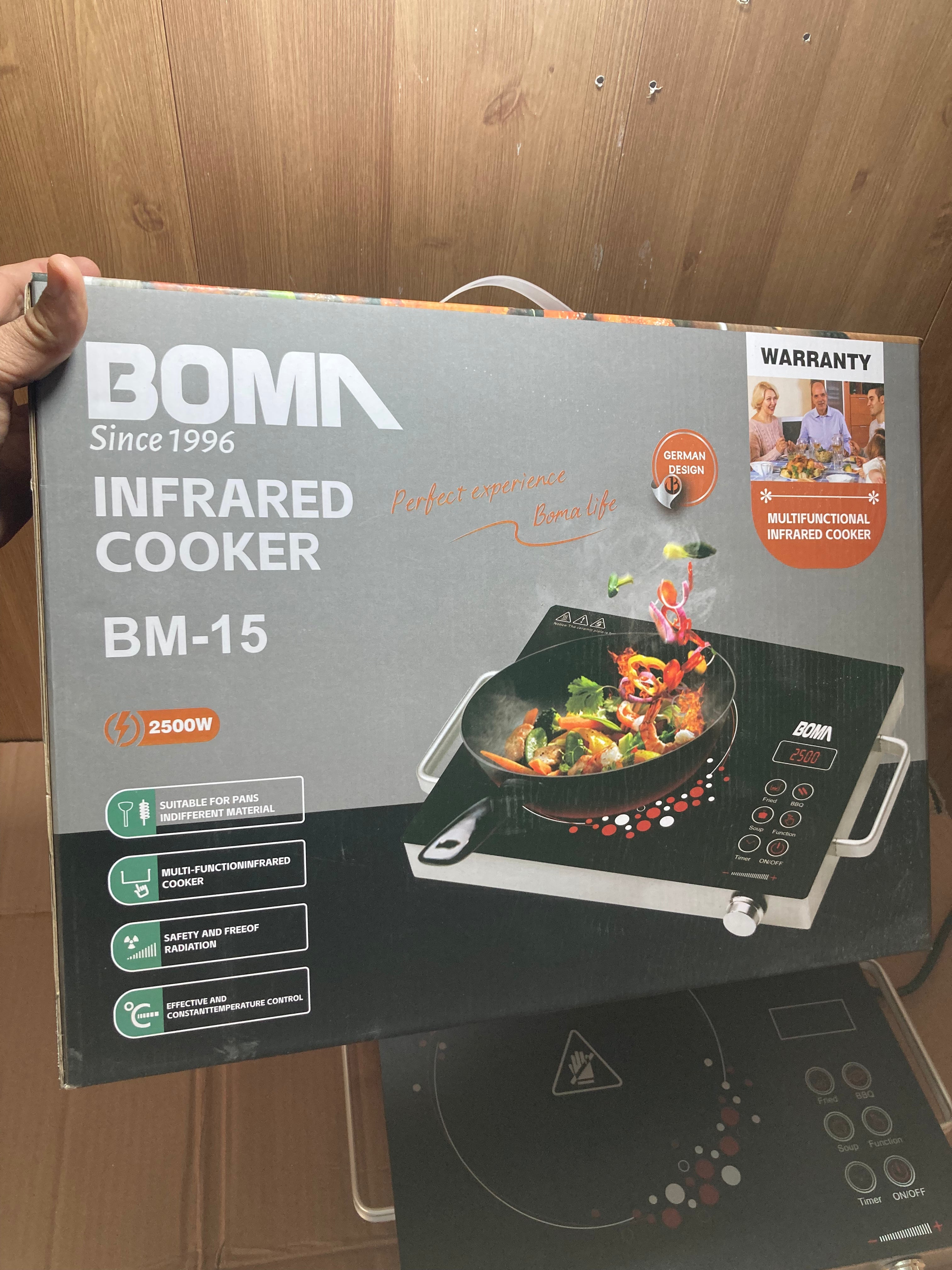 Lot Imported BOMA HotPlate/Infrared Cooker 2500W