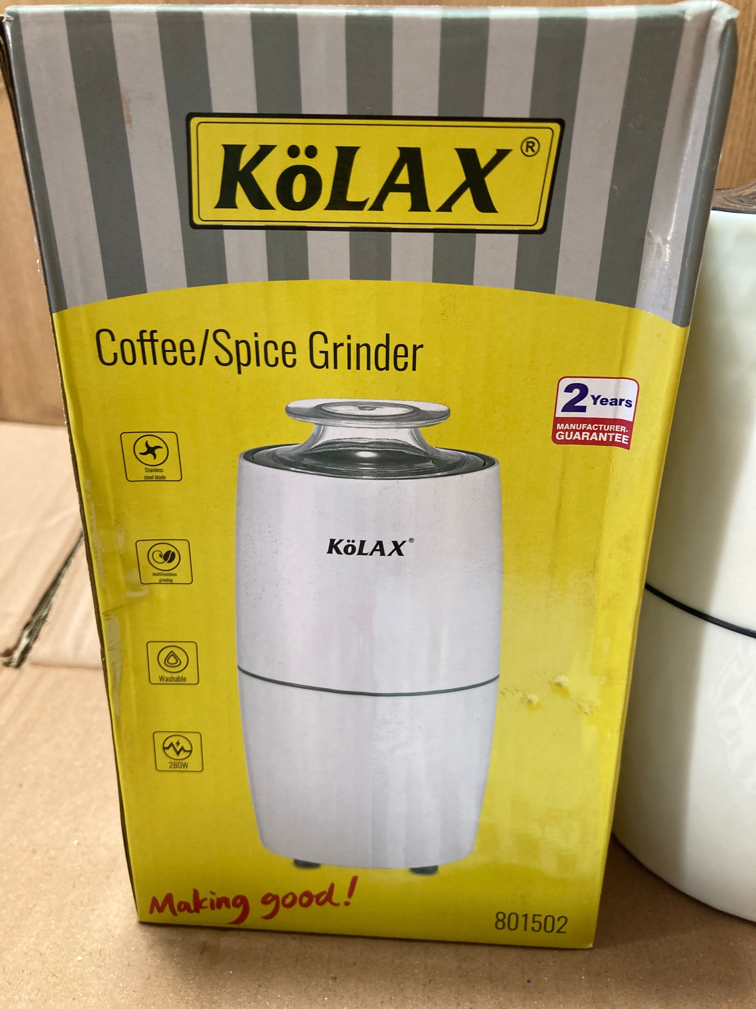 Lot Imported KoLAX Coffee/Spice Grinder