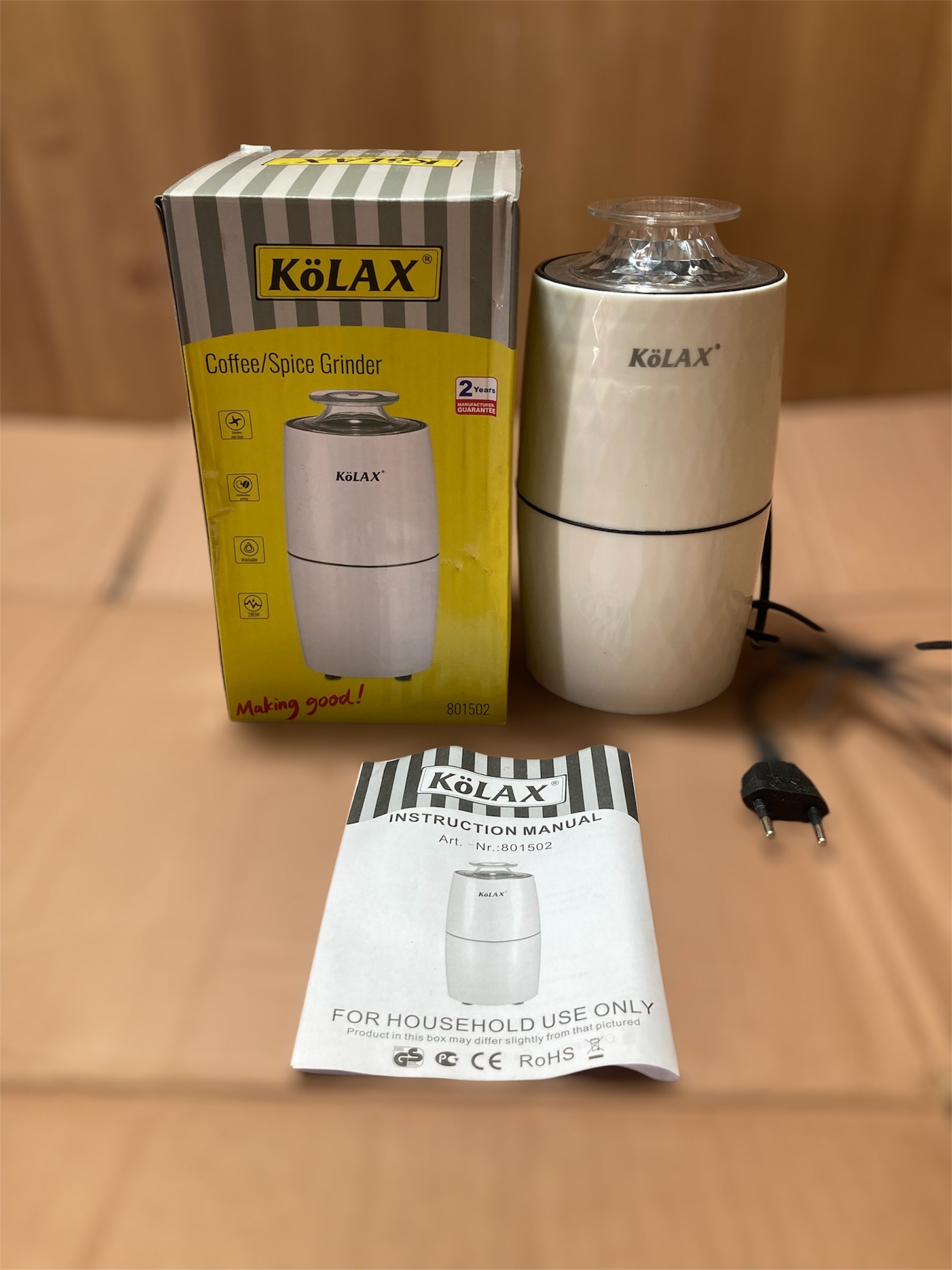 Lot Imported KoLAX Coffee/Spice Grinder