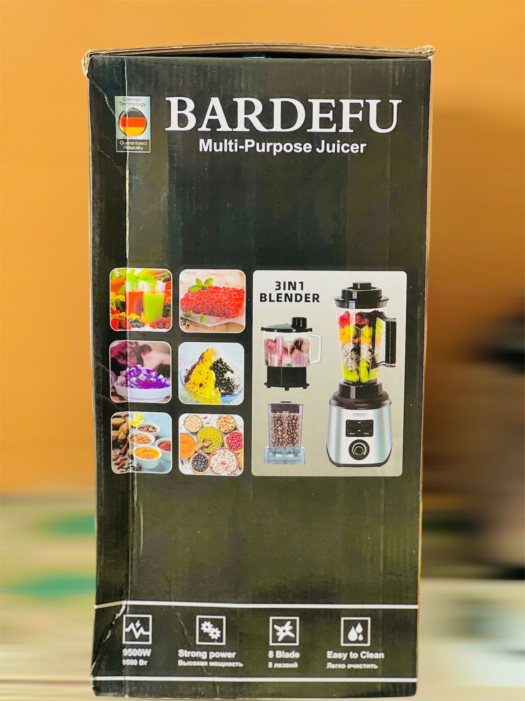 Germany Lot Imported BARDEFU 3-in-1 Multi-purpose Blender BF-5052