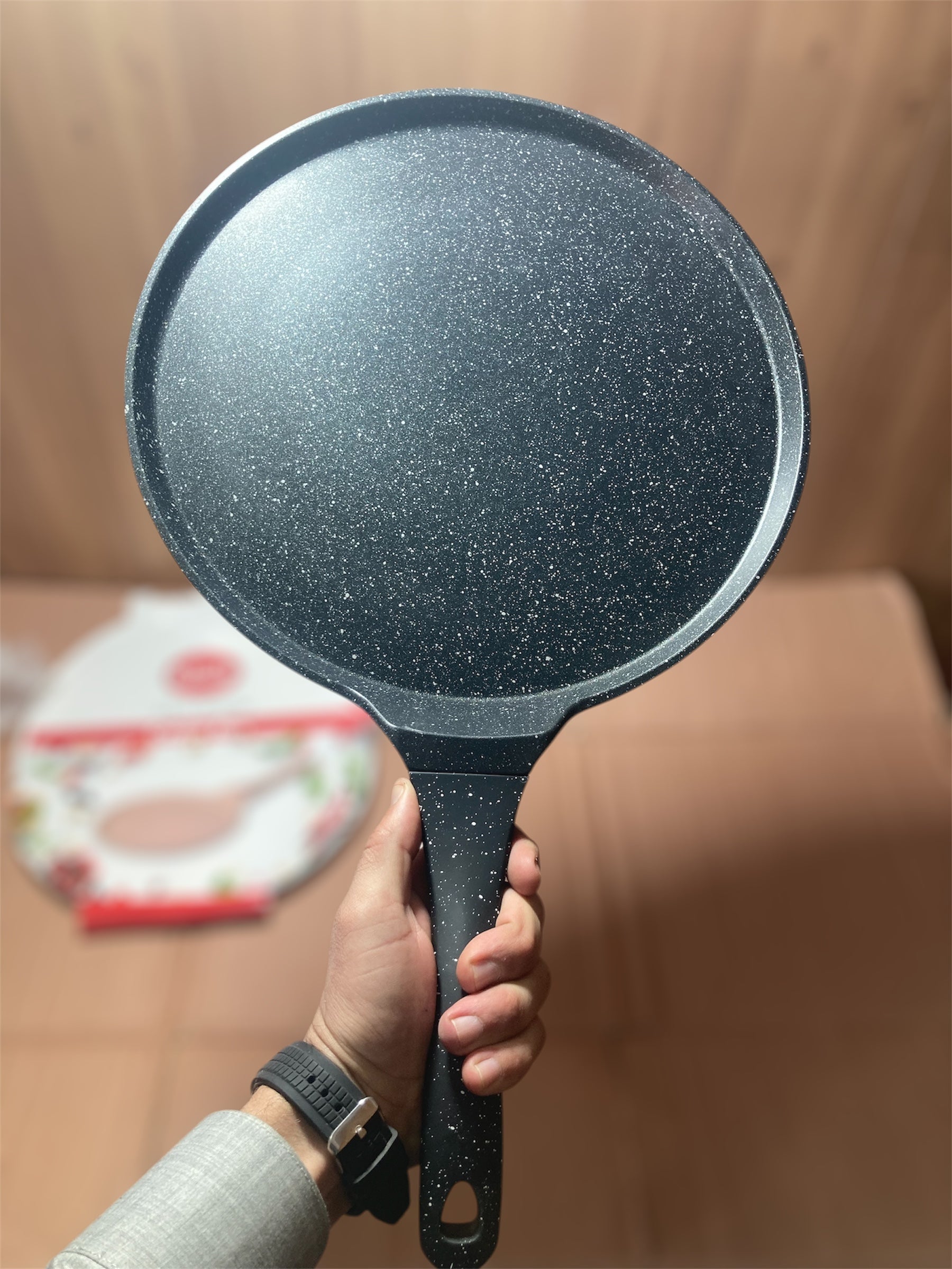 Lot Imported Single Handle Granite Coated Tawa 32cm