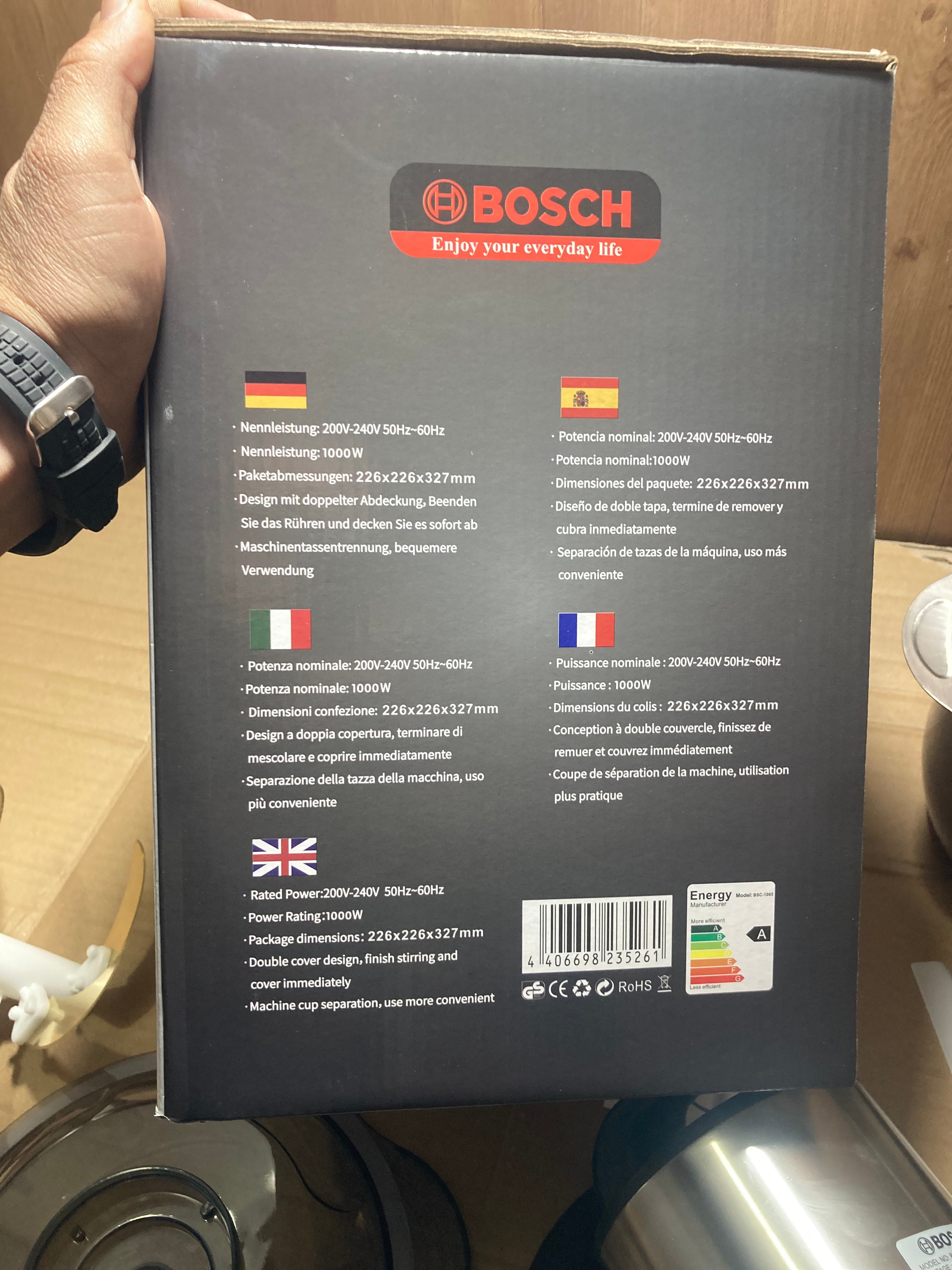 Lot Imported BOSCH Food/Meat Chopper 5L