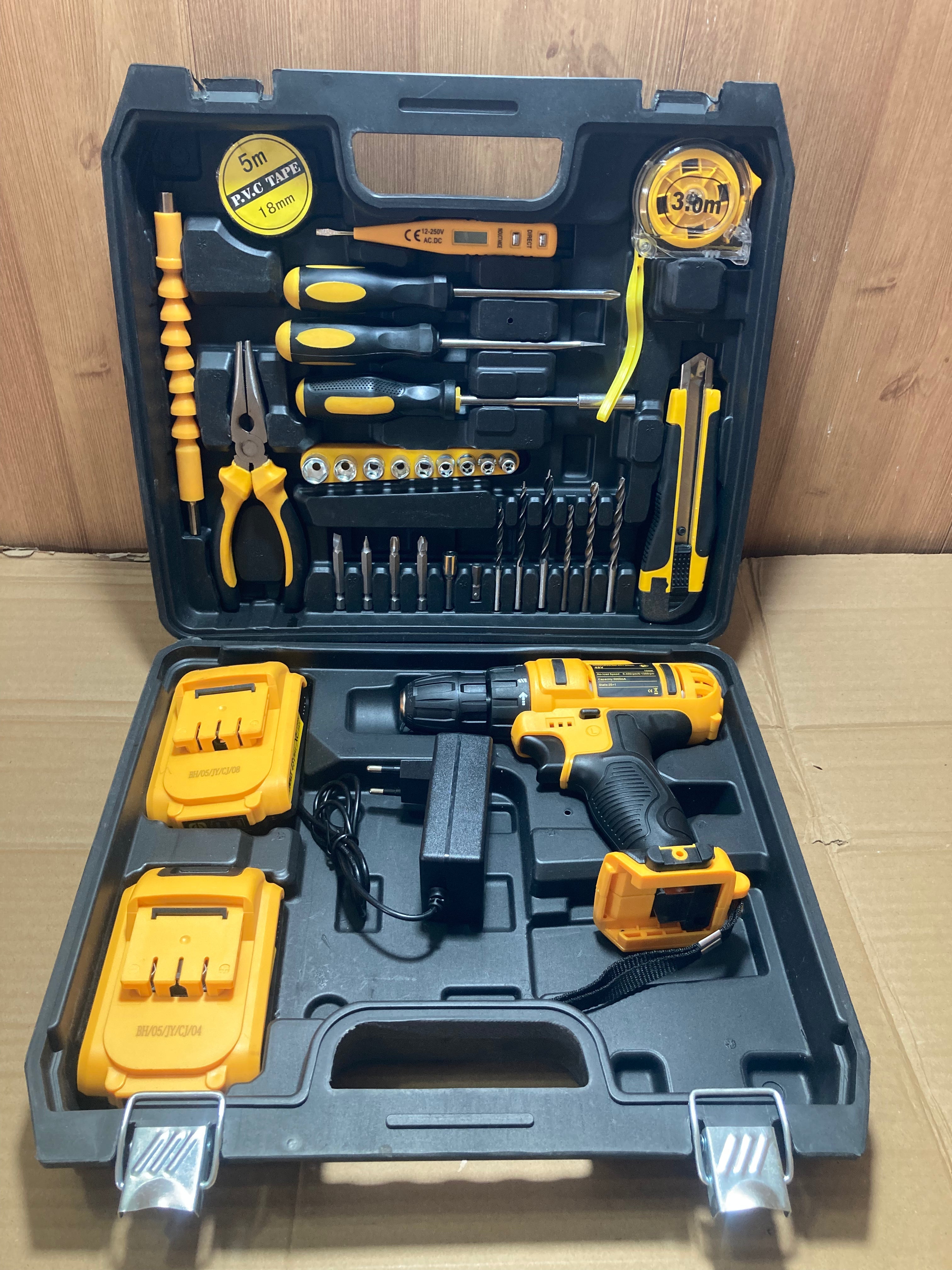 DEWALT 48V Rechargeable Drill Machine with Tool Kit