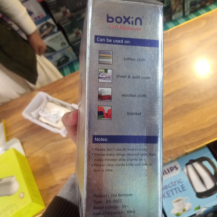 Boxin Rechargeable HandHeld Clothes Lint Remover