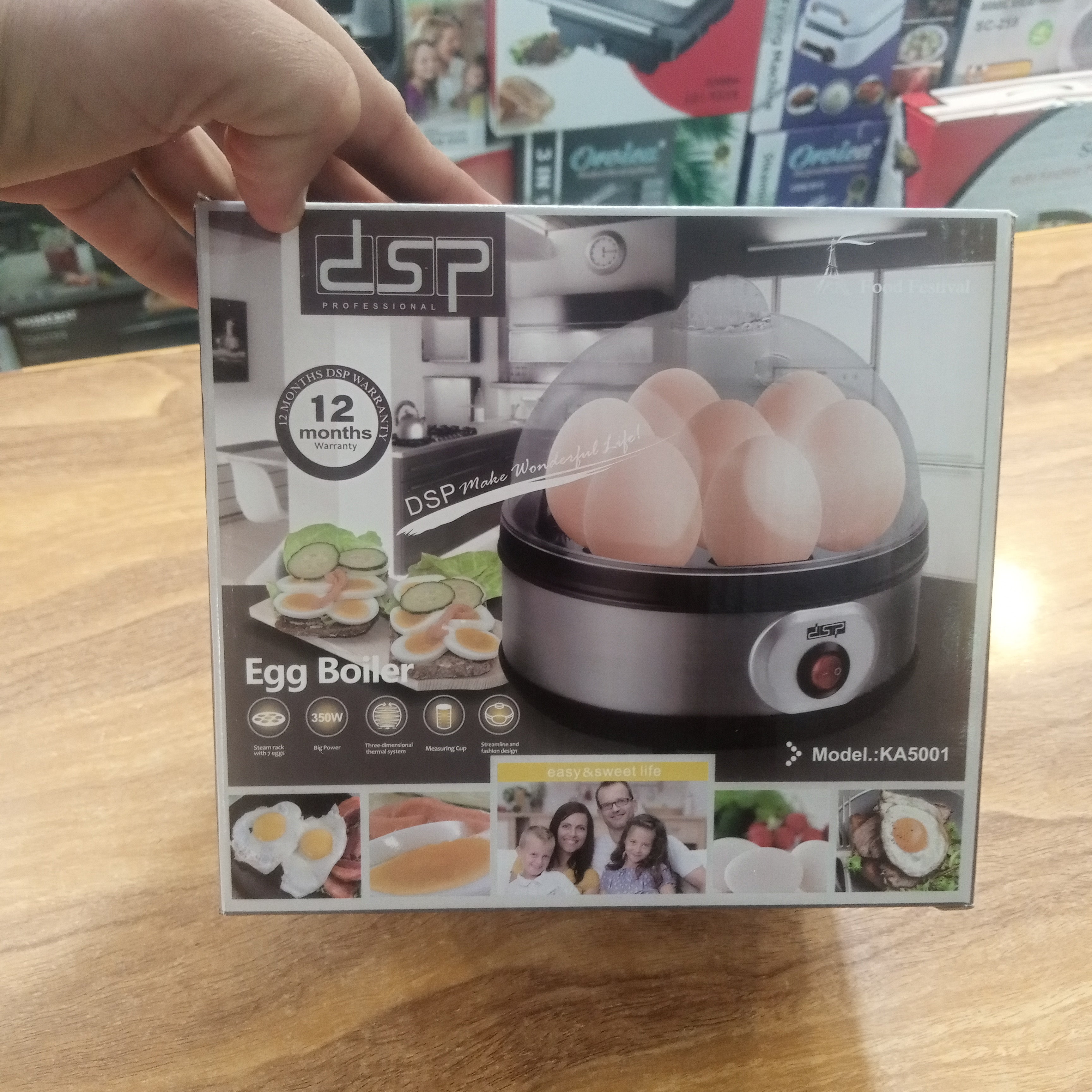 Lot Imported DSP Egg Boiler 350W