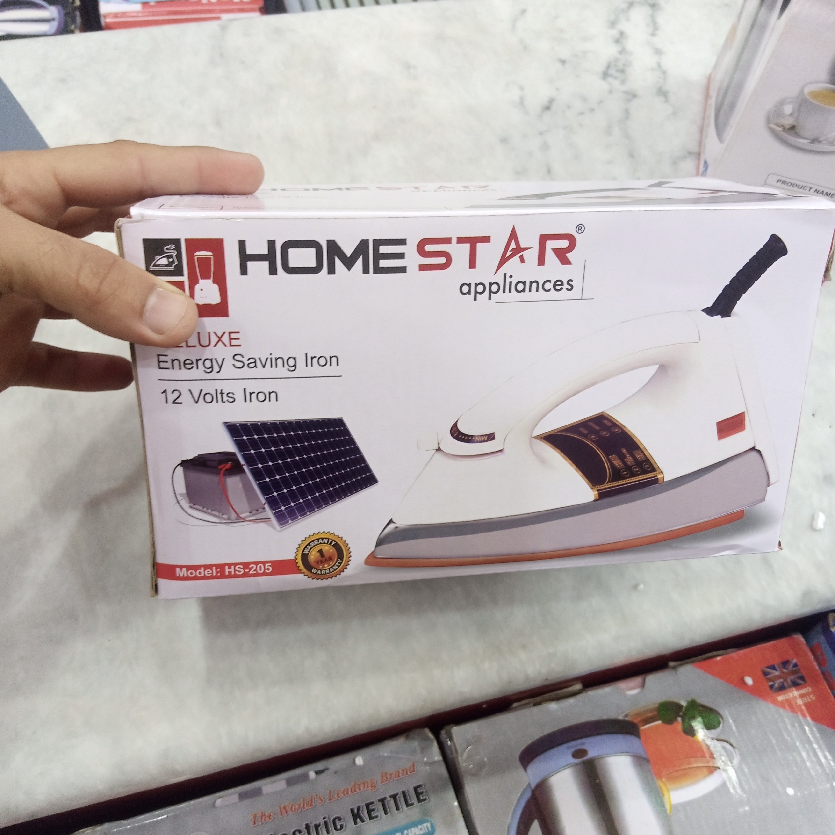 Home Star Solar Iron/Energy Saving Iron.