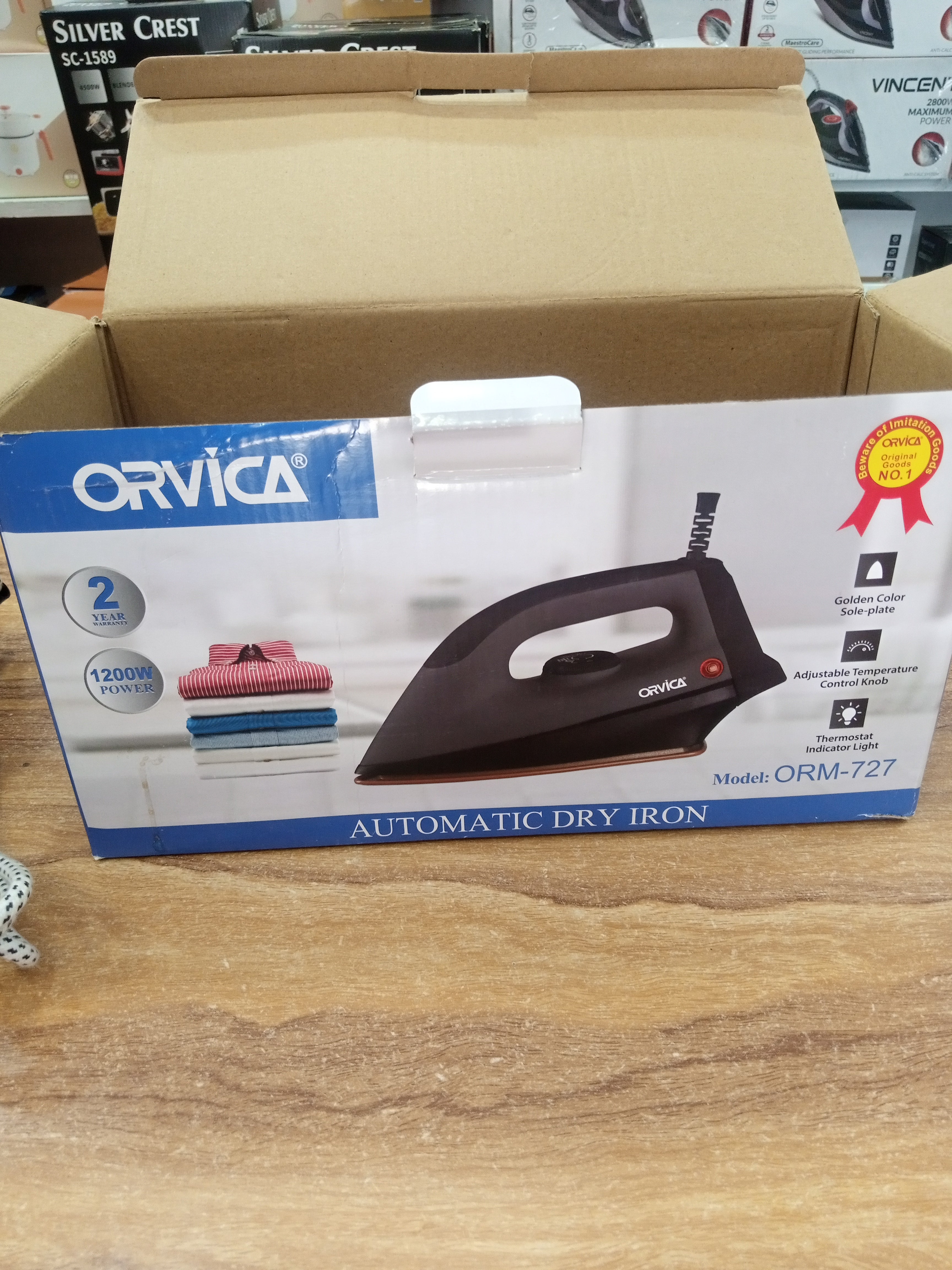 Russian Lot Imported ORVICA automatic DRY IRON