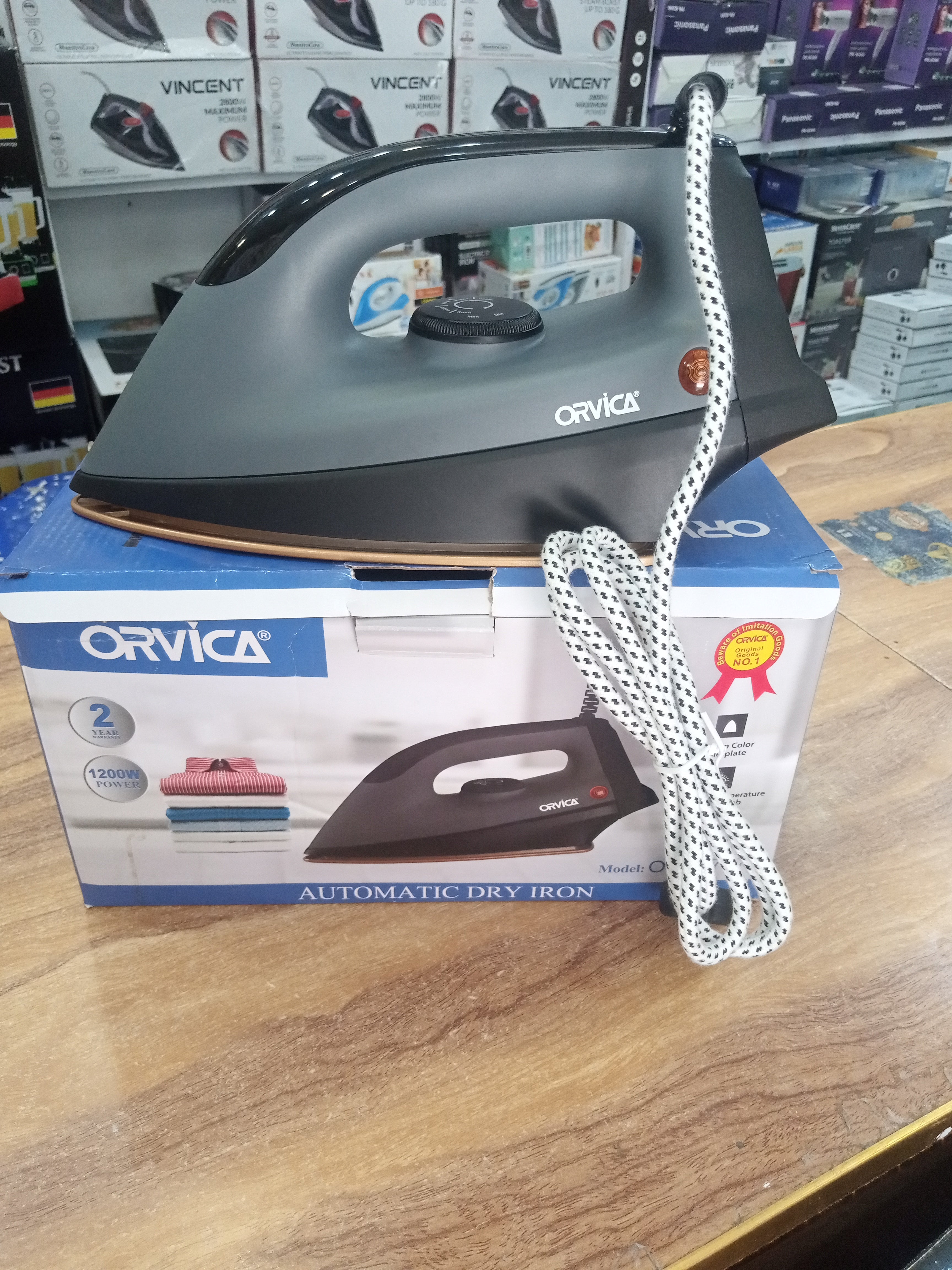 Russian Lot Imported ORVICA automatic DRY IRON