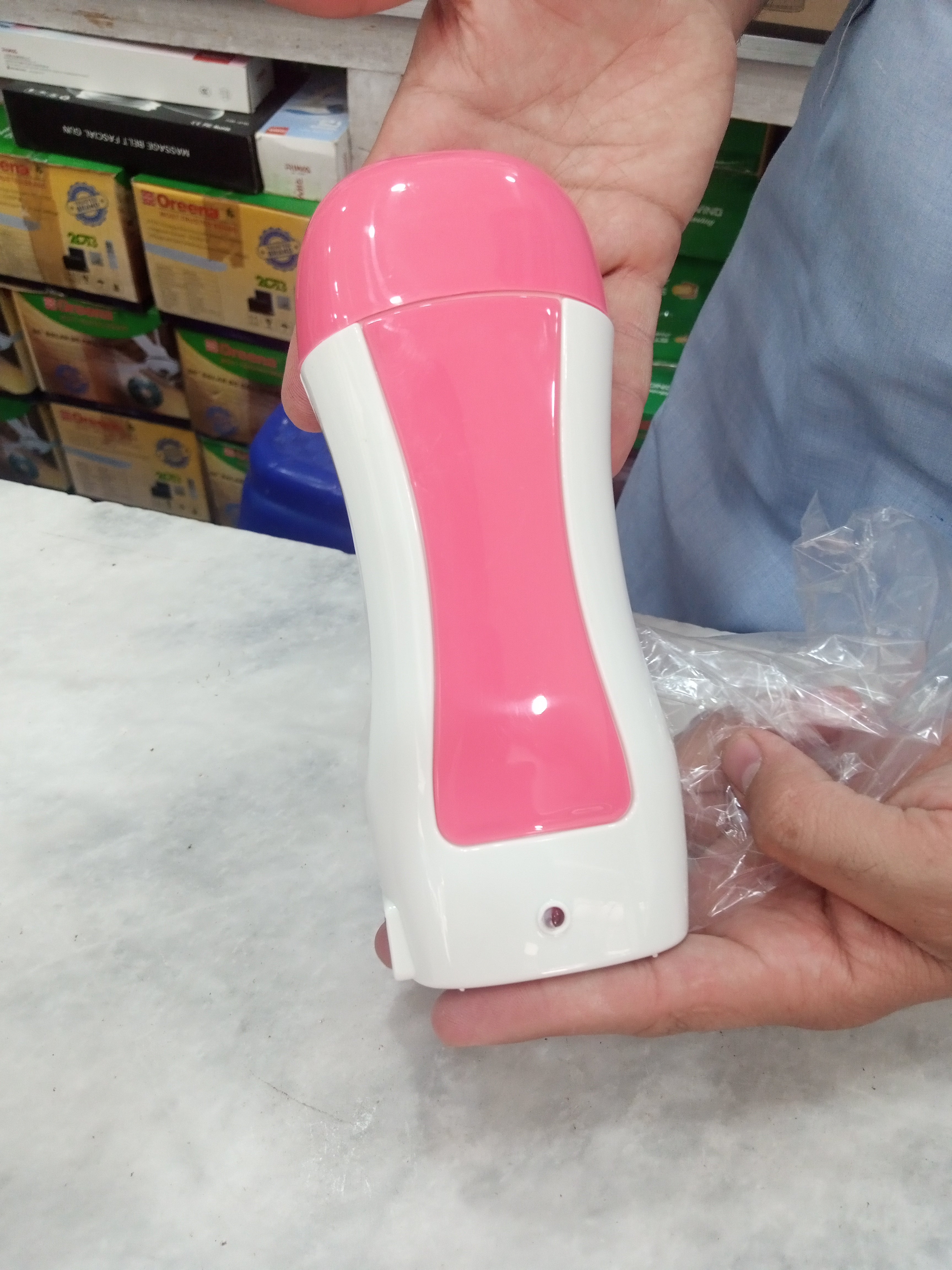 Portable Depilatory Roll-on wax heater