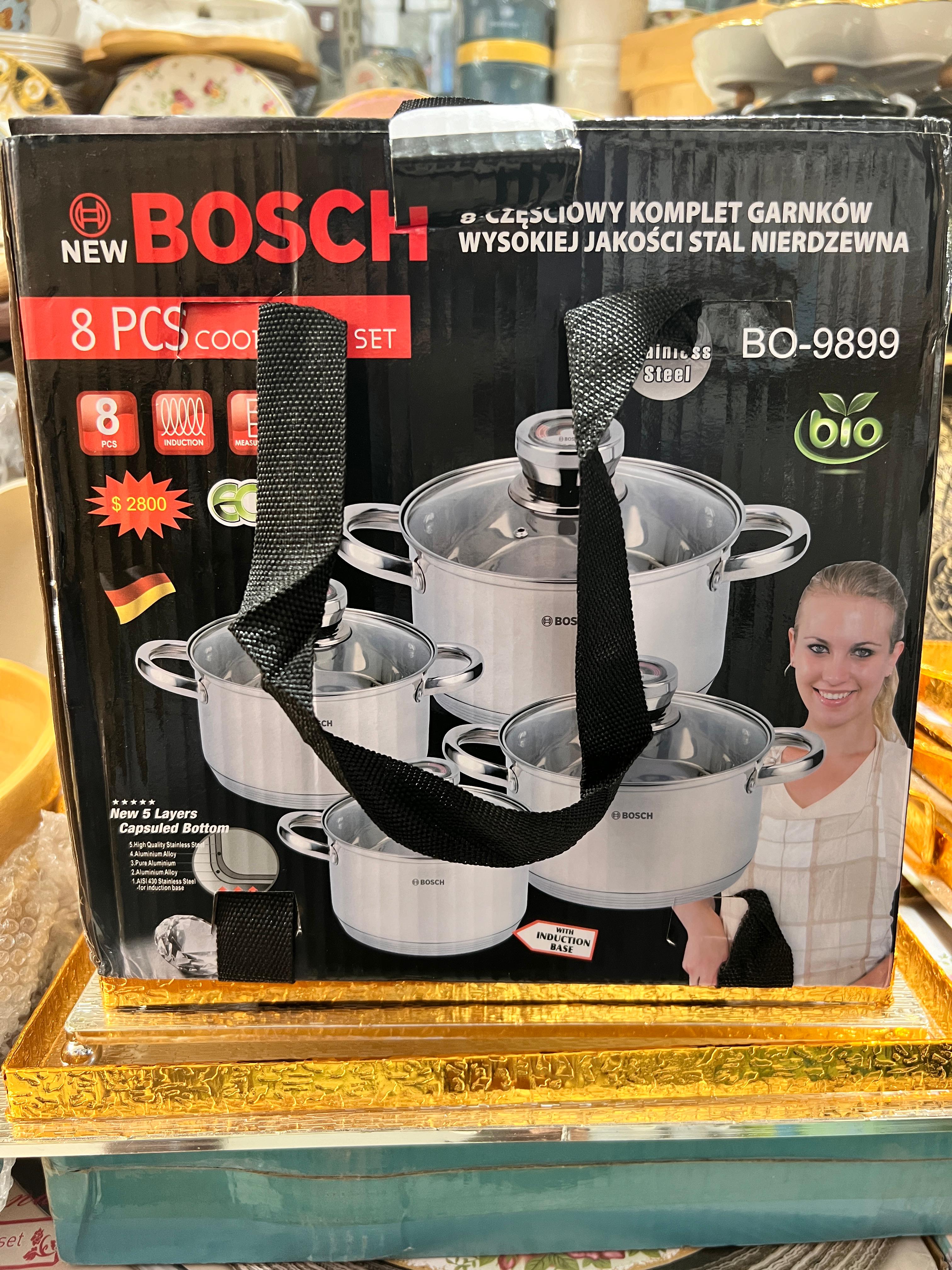 Germany Lot Imported BOSCH Cookware Set 8PCs