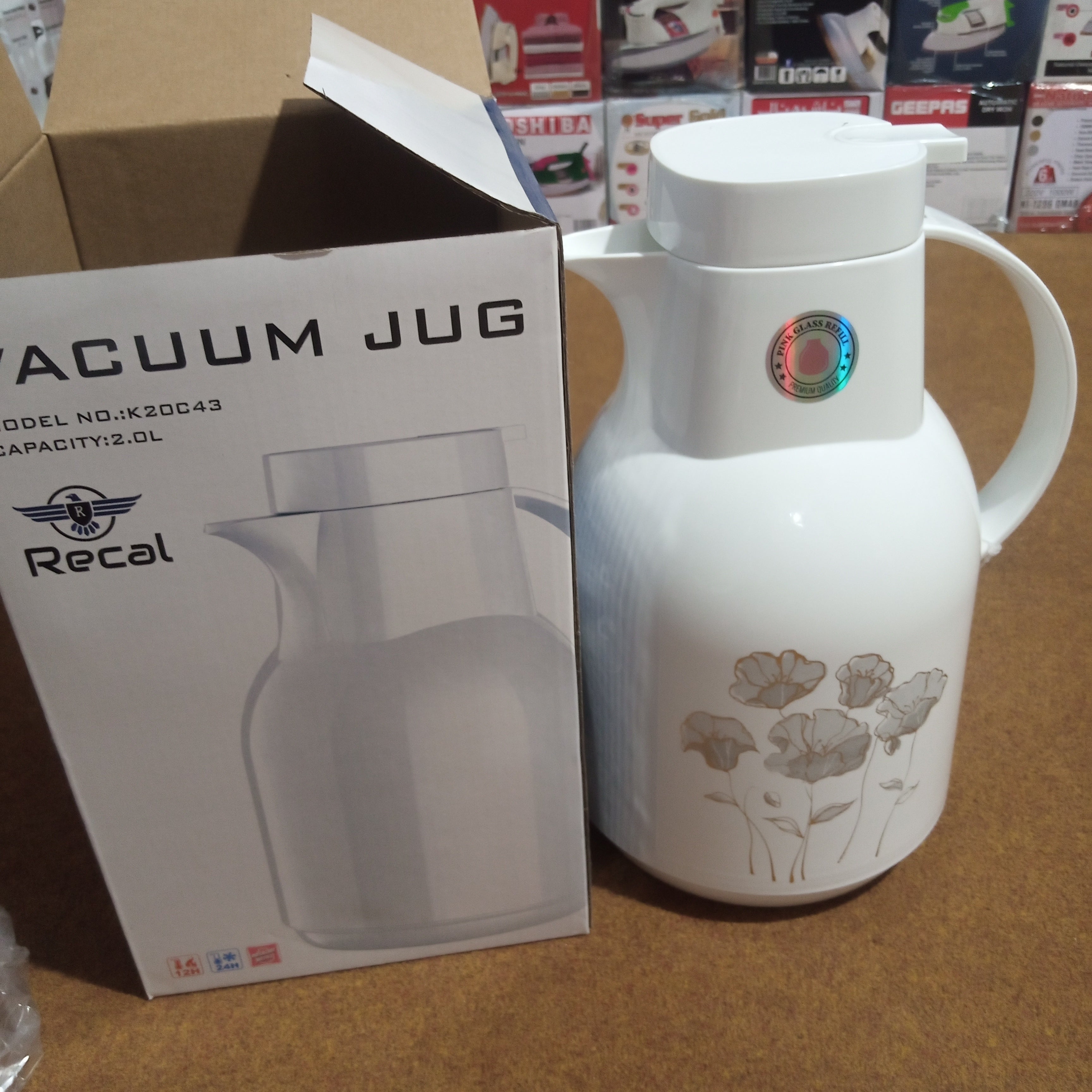 Lot Imported RECAL Vacuum Jug/Thermos