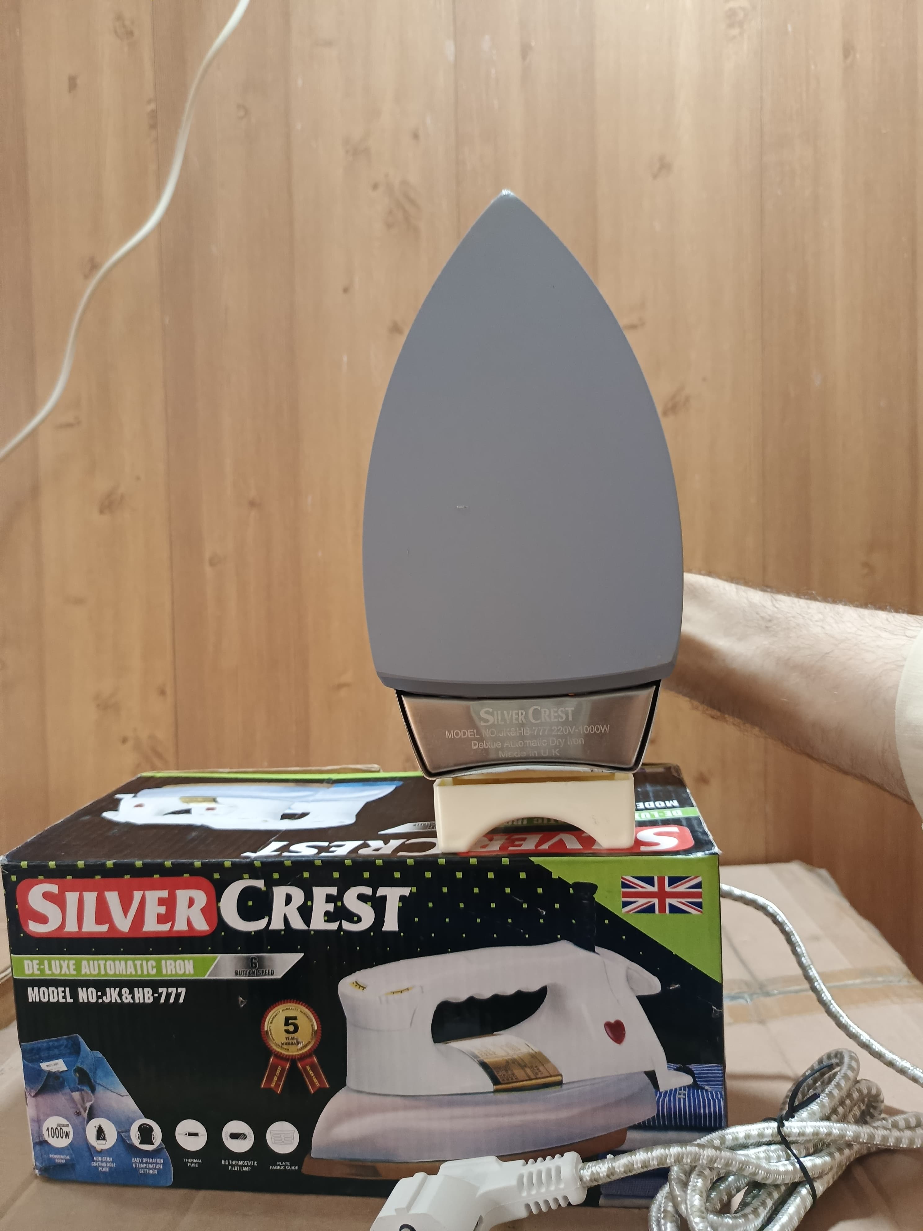 Silver Crest Dry Iron with 5 Years Warranty