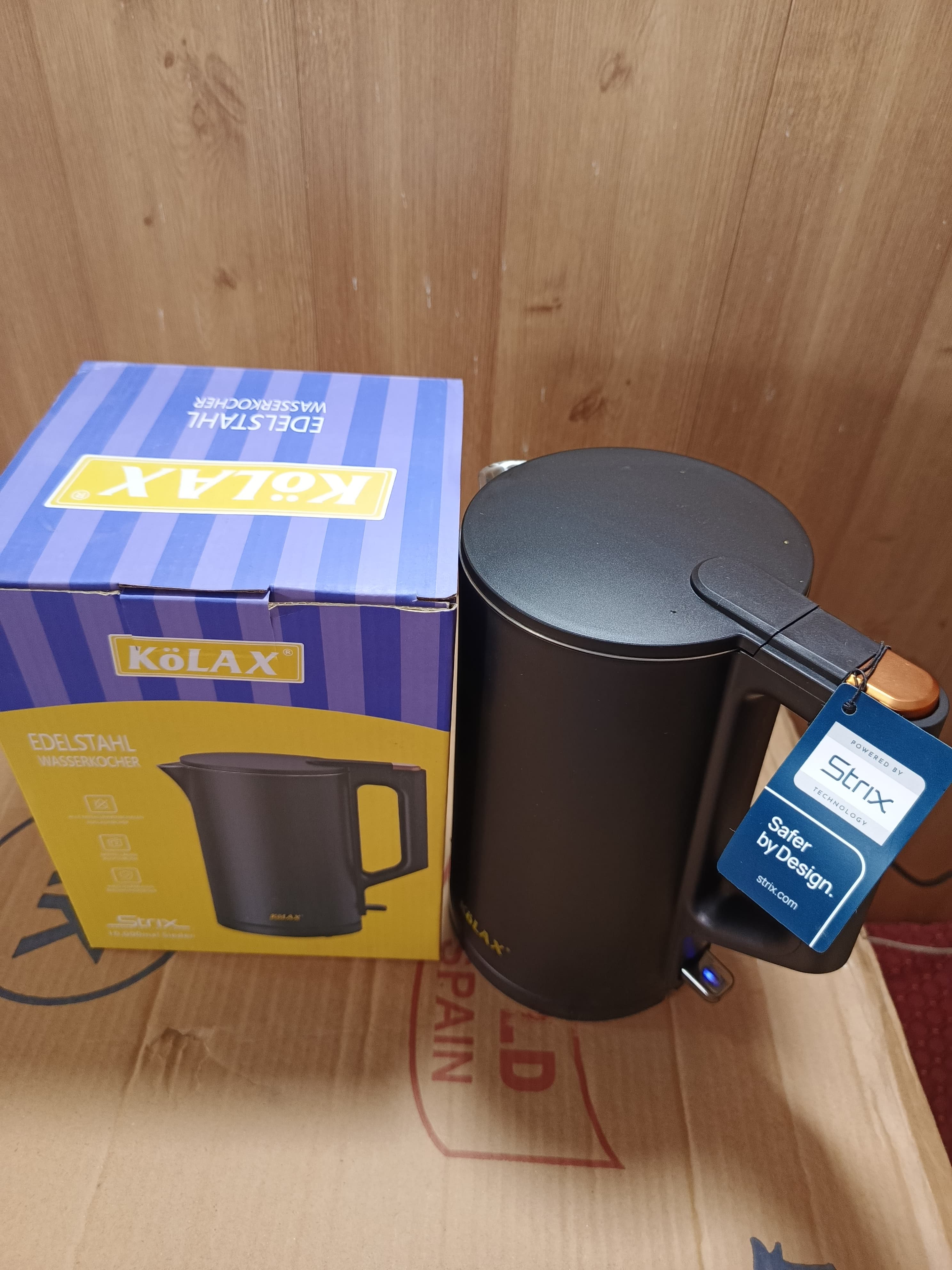 Germany Lot Imported KoLAX  Cool in Touch Electric Kettle 1.7Ltr