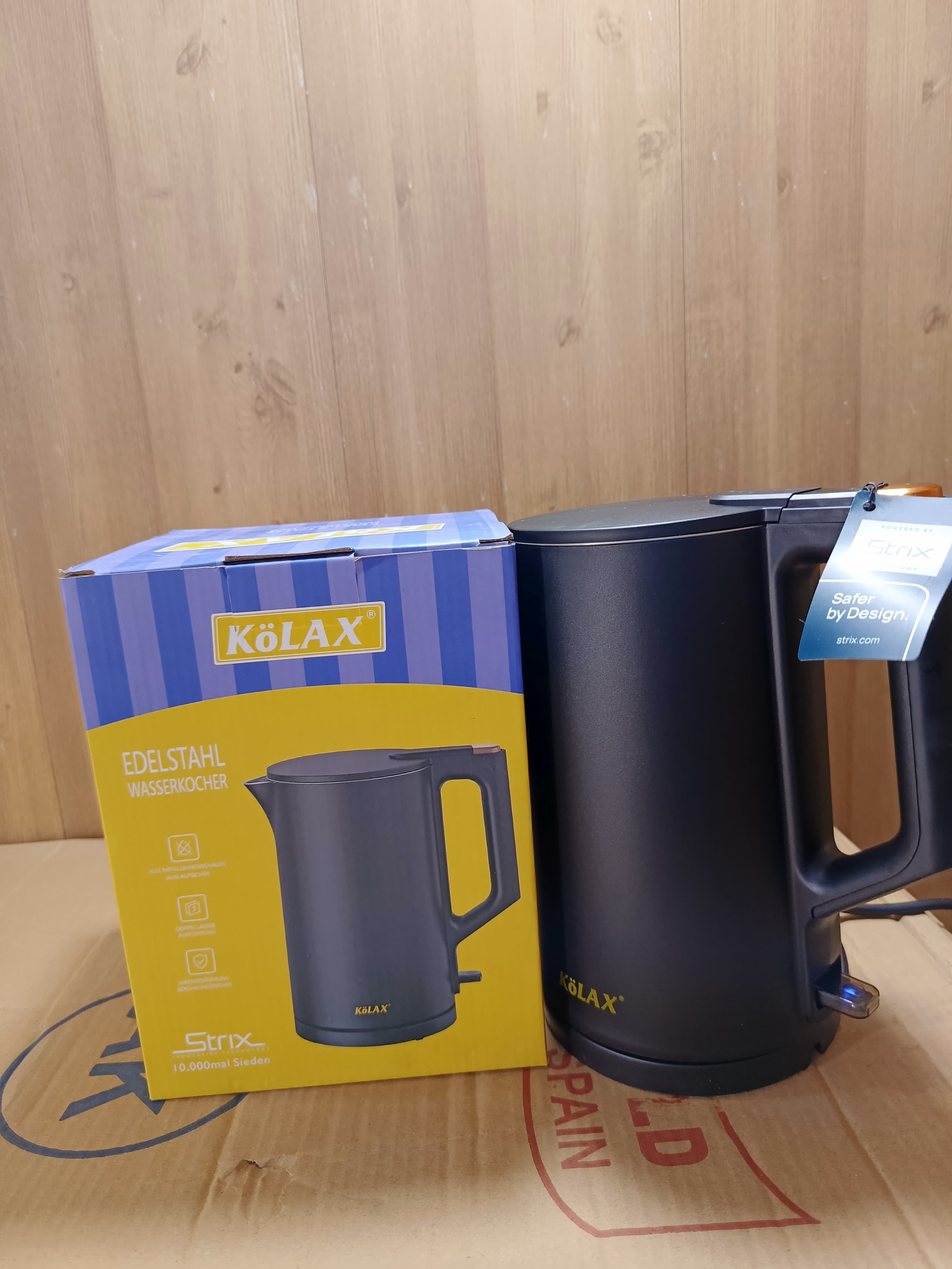 Germany Lot Imported KoLAX  Cool in Touch Electric Kettle 1.7Ltr