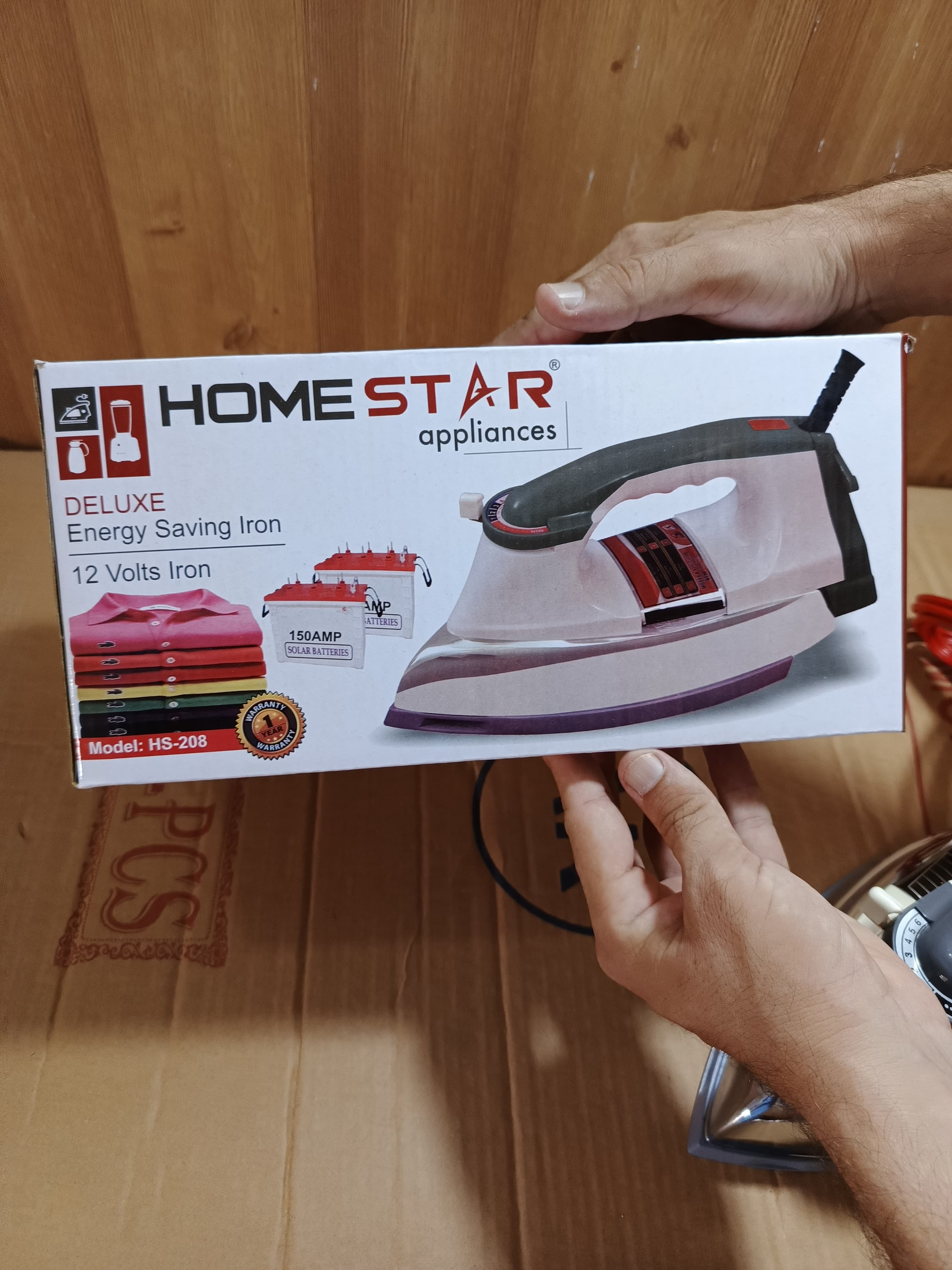 Home Star Solar Iron/Energy Saving Iron.