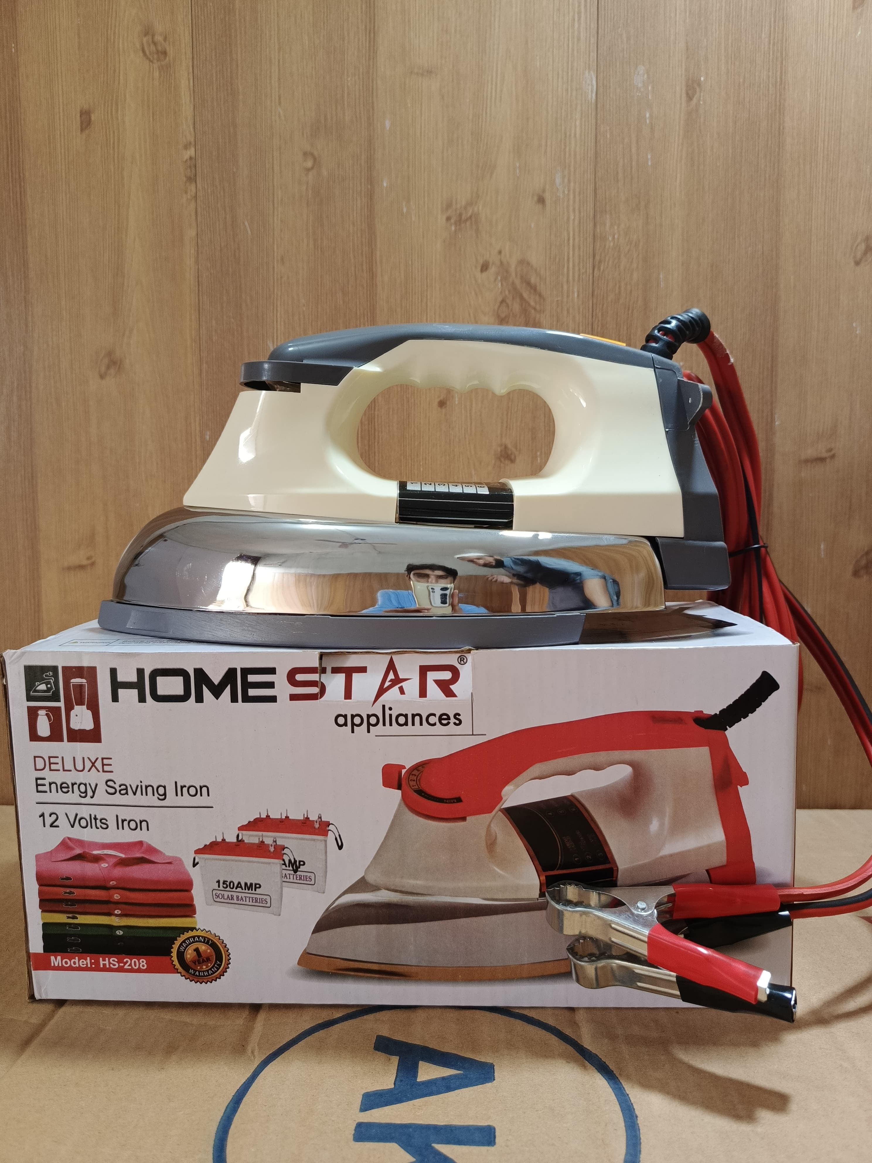 Home Star Solar Iron/Energy Saving Iron.