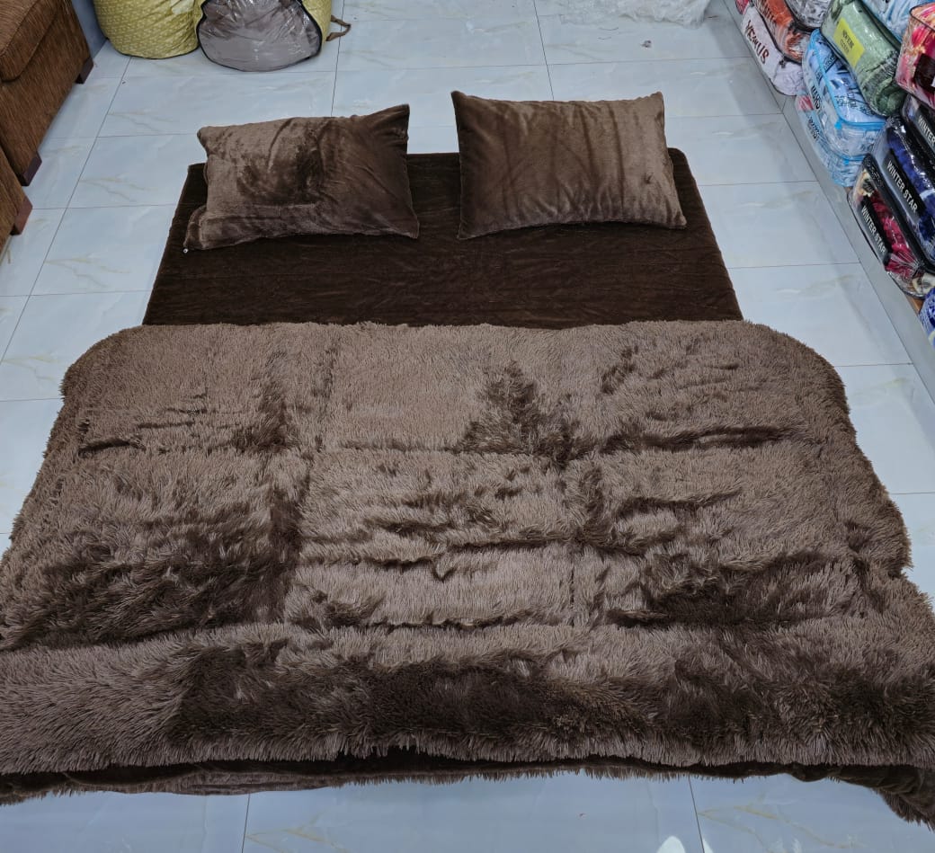 Imported 4pcs Blanket/BedSheet Set.