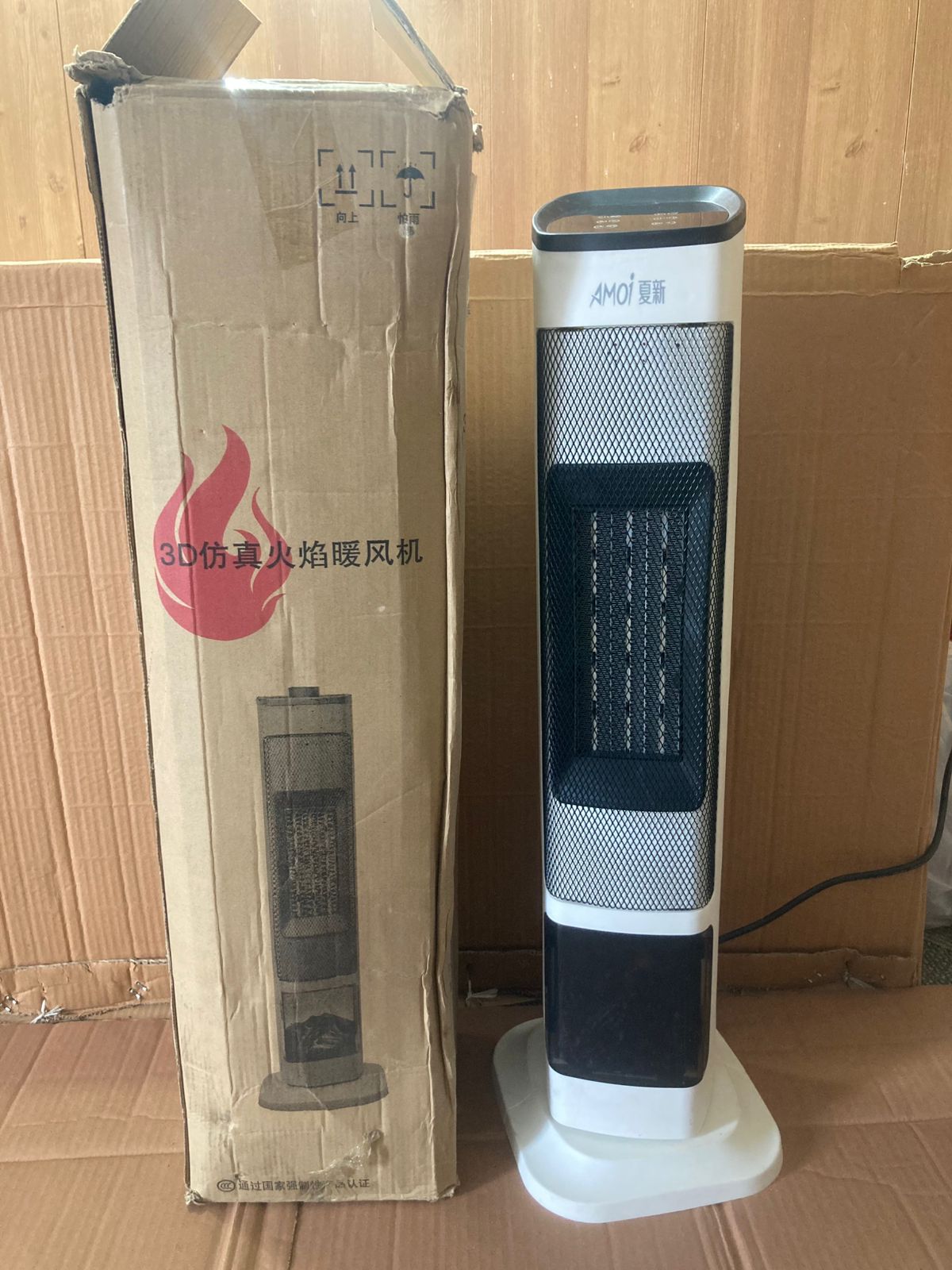 Japan Lot Imported AMOI 3D Flame Blower Heater