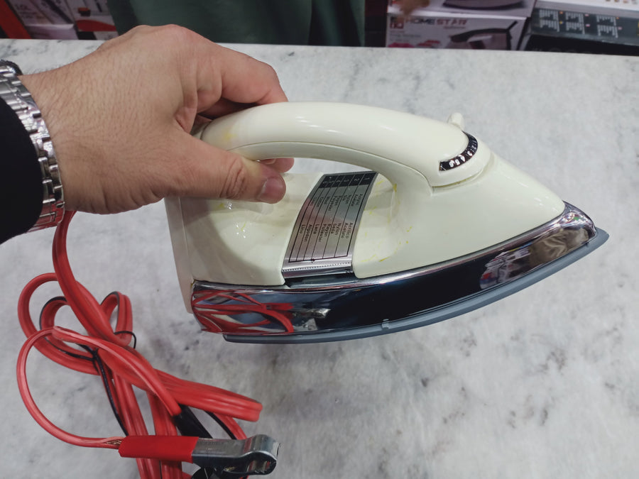 12 Volt Dry Iron For Heavy Duty - Heavy iron/ALLOW TO OPEN