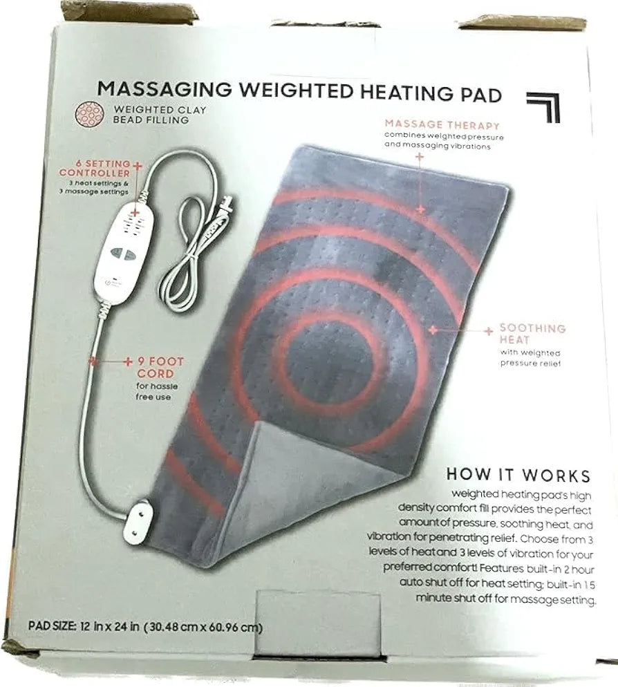 Lot Imported Massaging Weighted Heating Pad