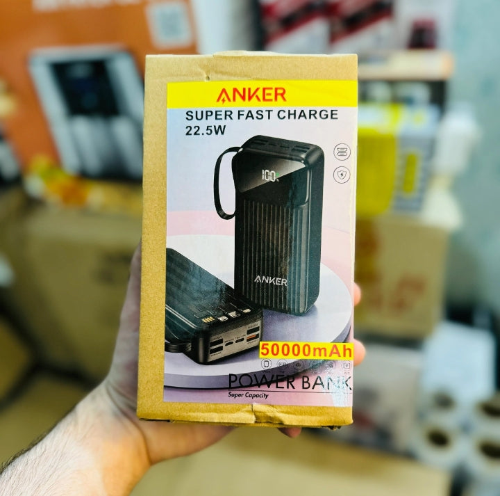 Lot Imported ANKER Super Fast Charging Power Bank 50,000mAh