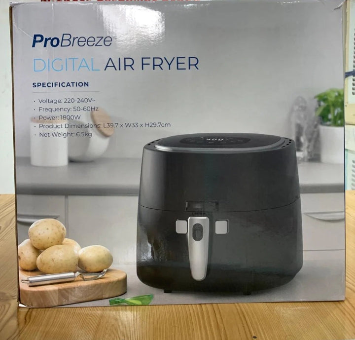 UK Lot Imported Pro Breeze 7.5L Digital Air Fryer