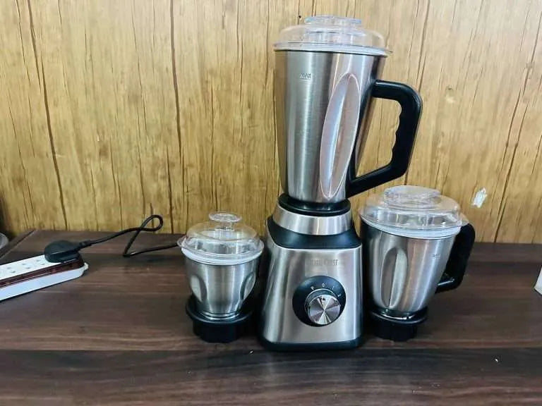 Germany Lot Imported Original Super Crest Full Steel Body 3 in 1 Electric Juicer, Chopper and Grinder Machine Heavy Duty