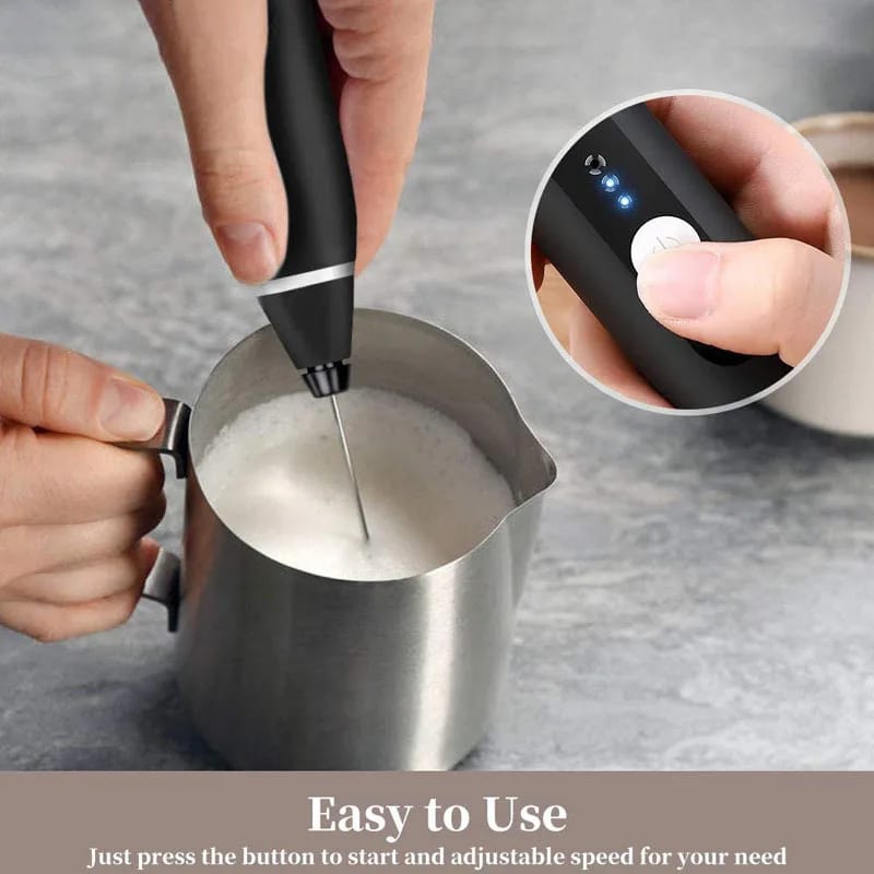 Rechargeable Electric Egg Beater Coffee Mixer Baking Tool