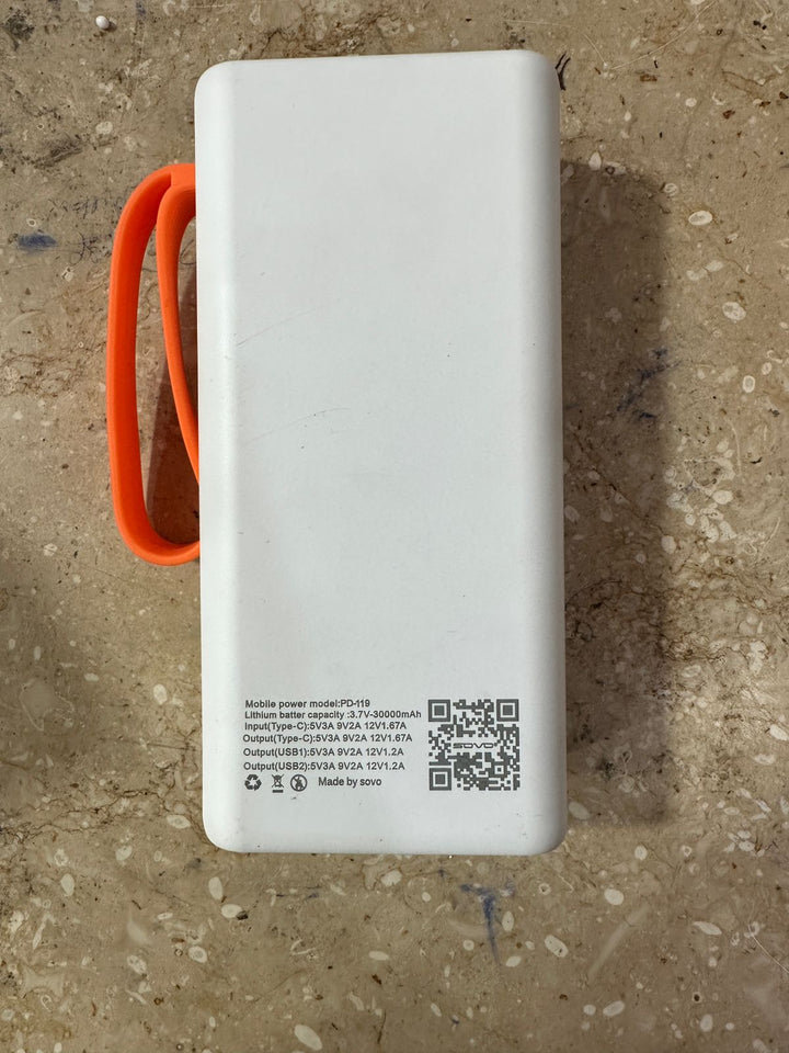 Lot Imported PD-119 SUPER FAST CHARGING POWER BANK 30,000MAH