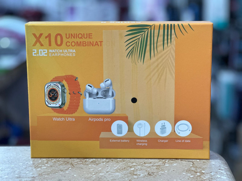 X10 UNIQUE COMBINAT WATCH ULTRA EARPHONES